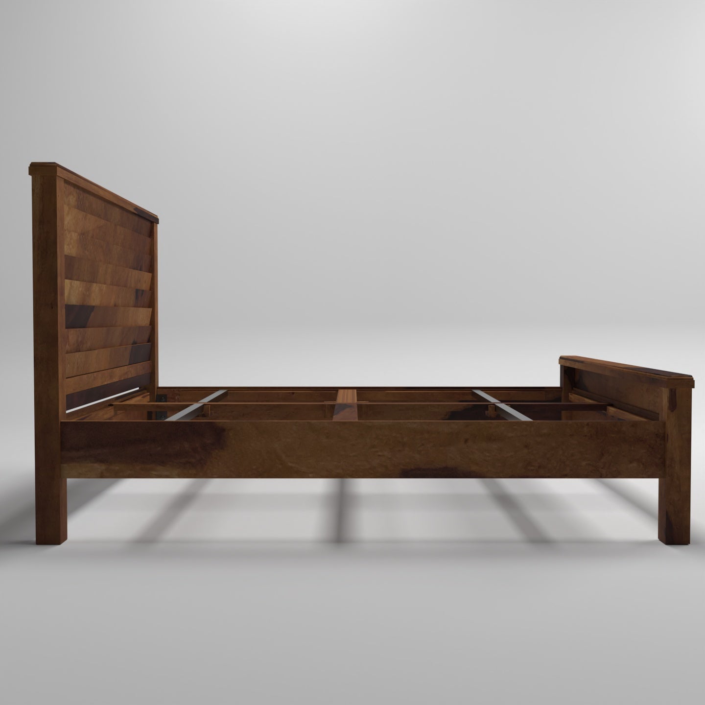 Cottage Look Bed (Sheesham wood) Bed