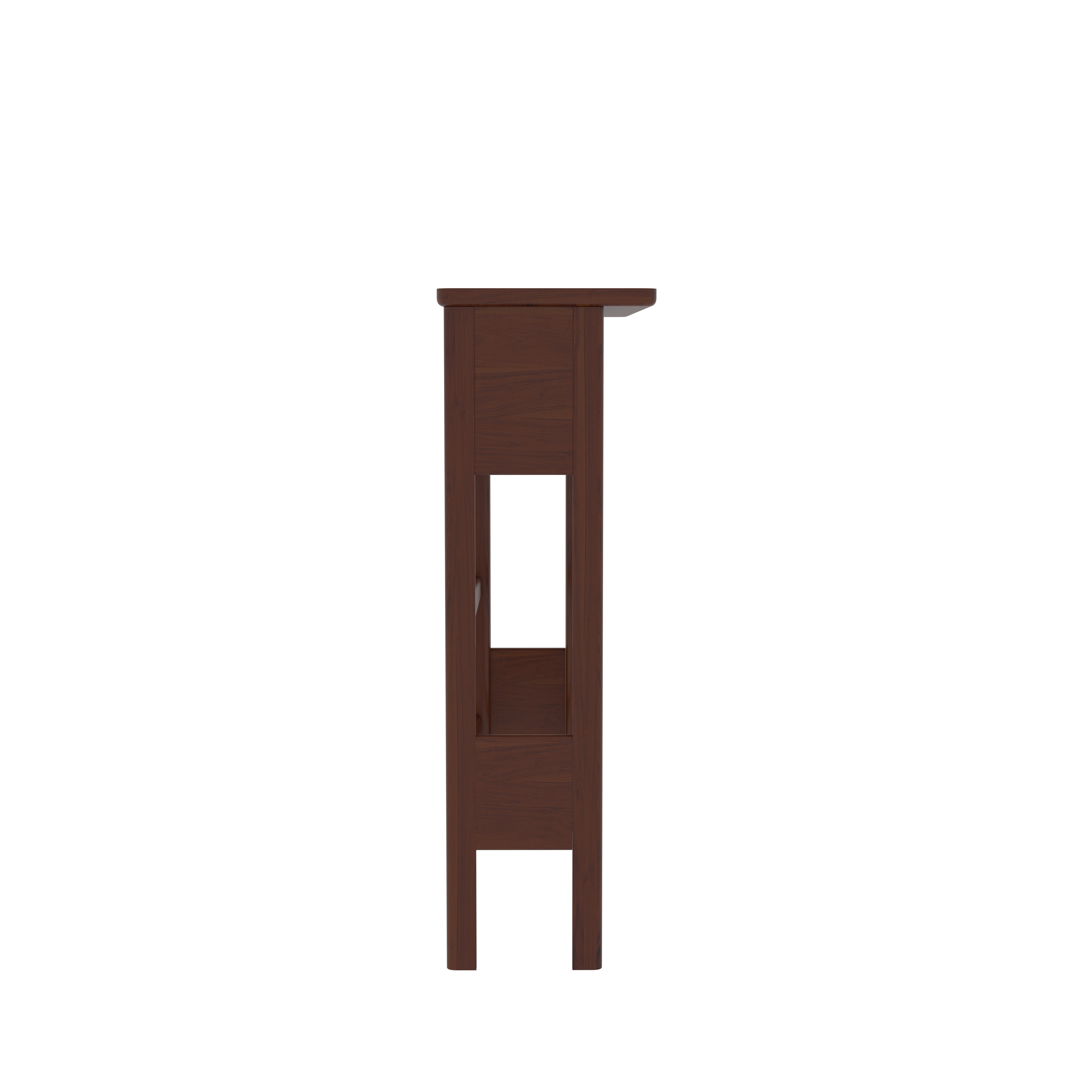 Compact Wooden Shoe Rack with Open Shelves Shoe rack