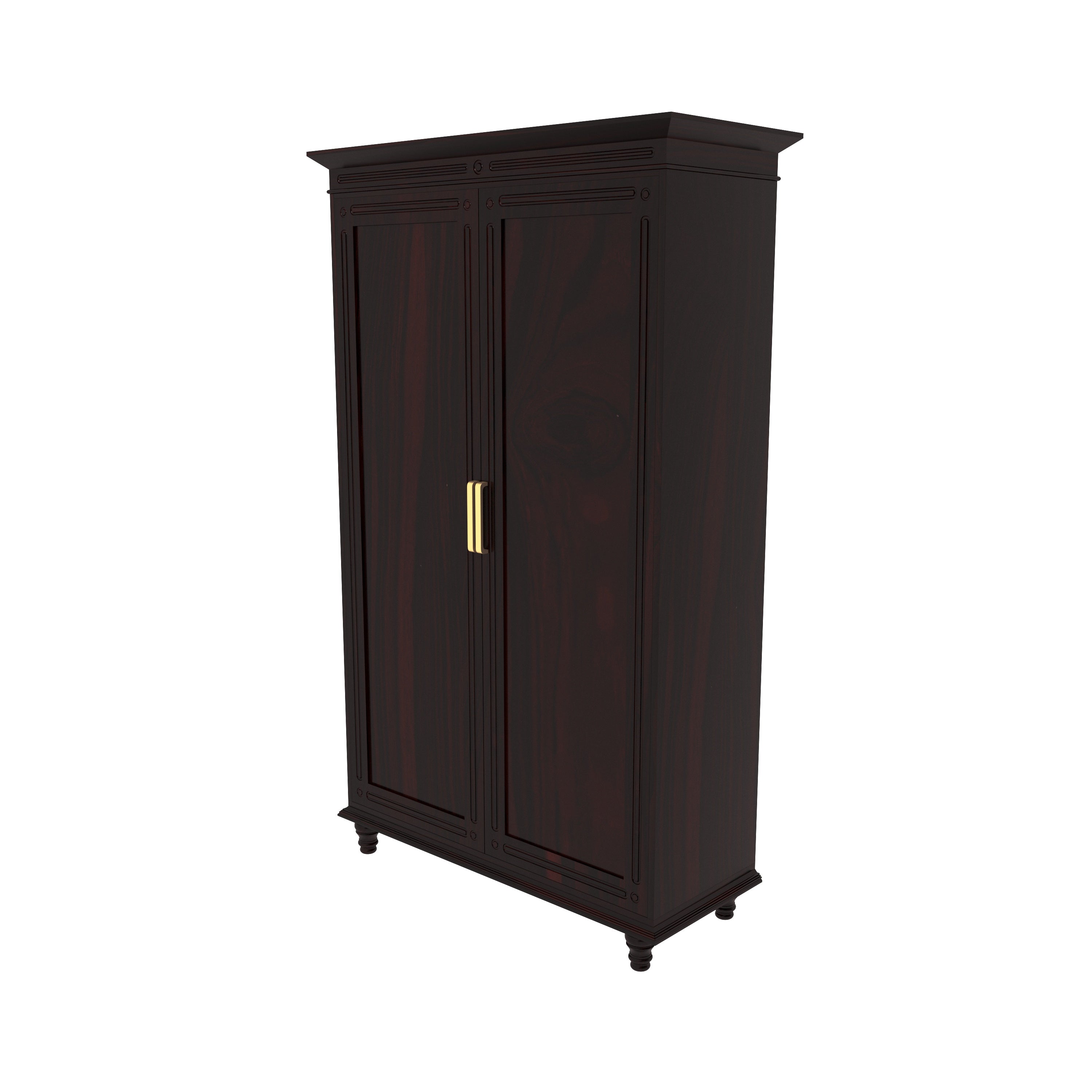 Antique Richard Old Finished Handmade Wooden Wardrobe Wardrobe
