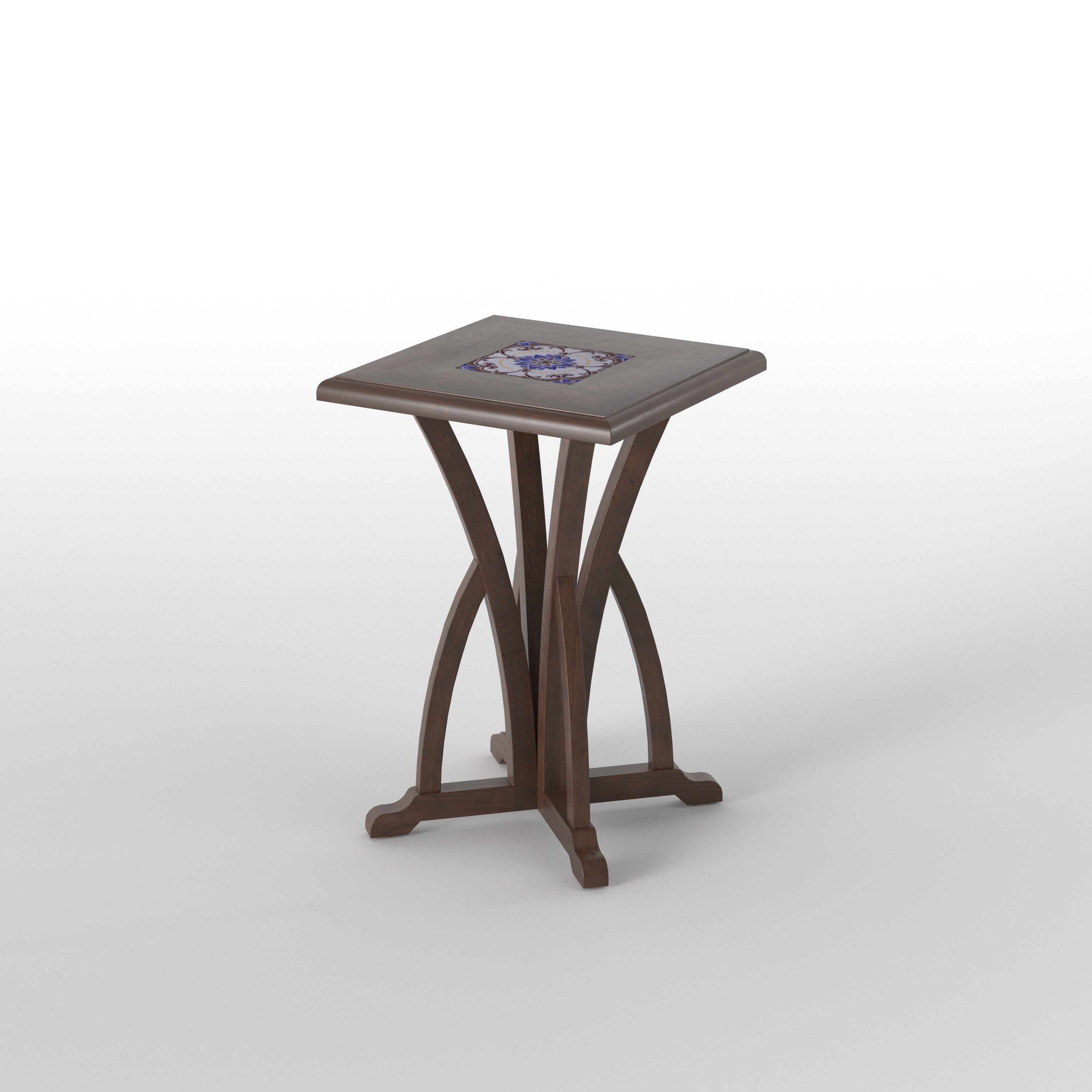 Modern Sculptural Accent Side Table End Table