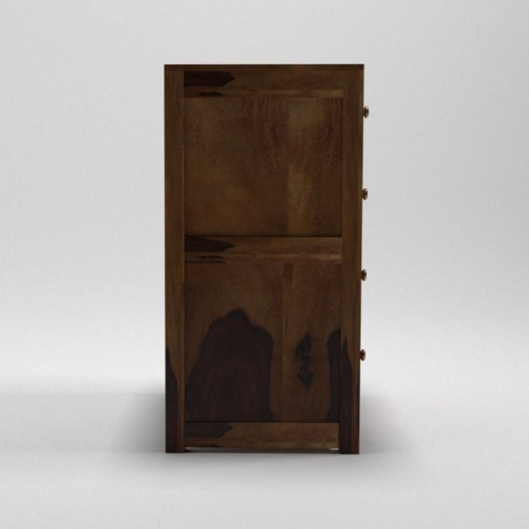 4 Drawer Chest Sheesham Wood Cabinet Drawer's Chest
