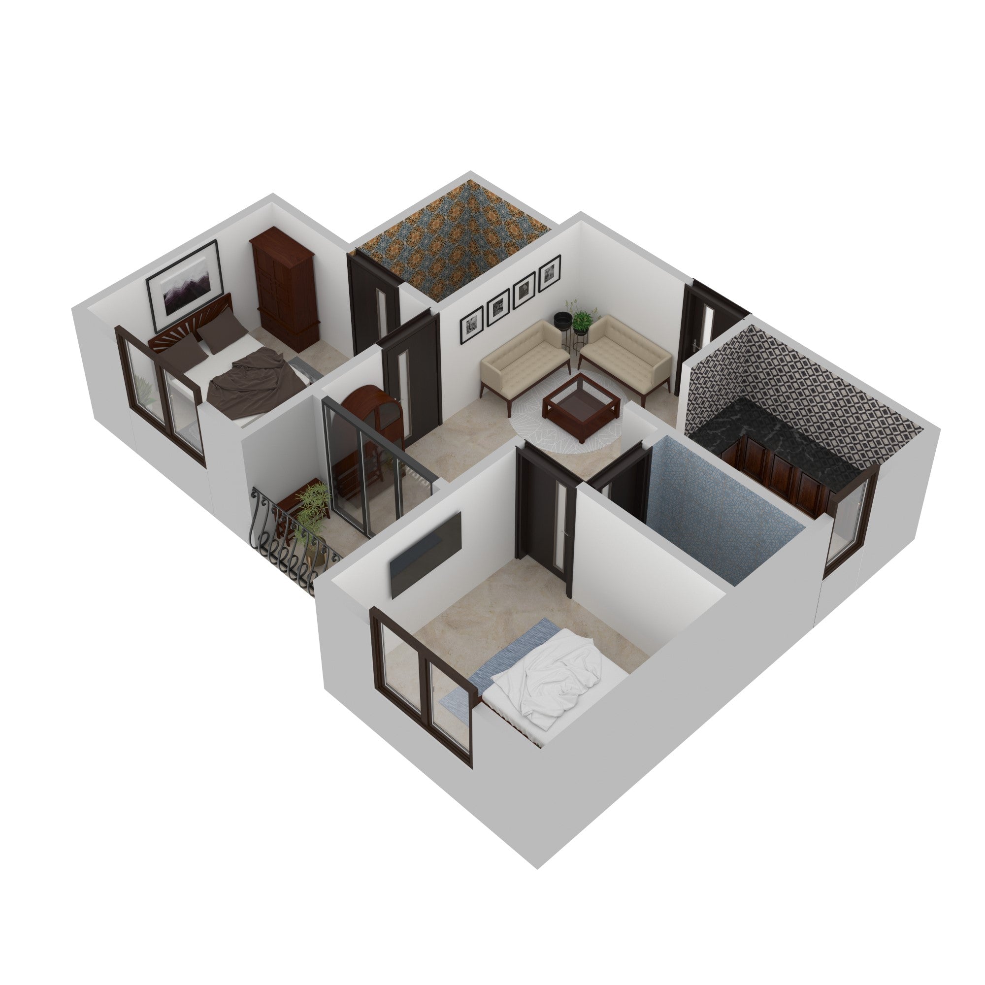 Augustine Furniture Room set Flat Set