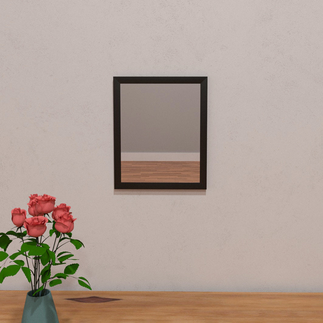 10x12 Classic Mirror Black Mirror