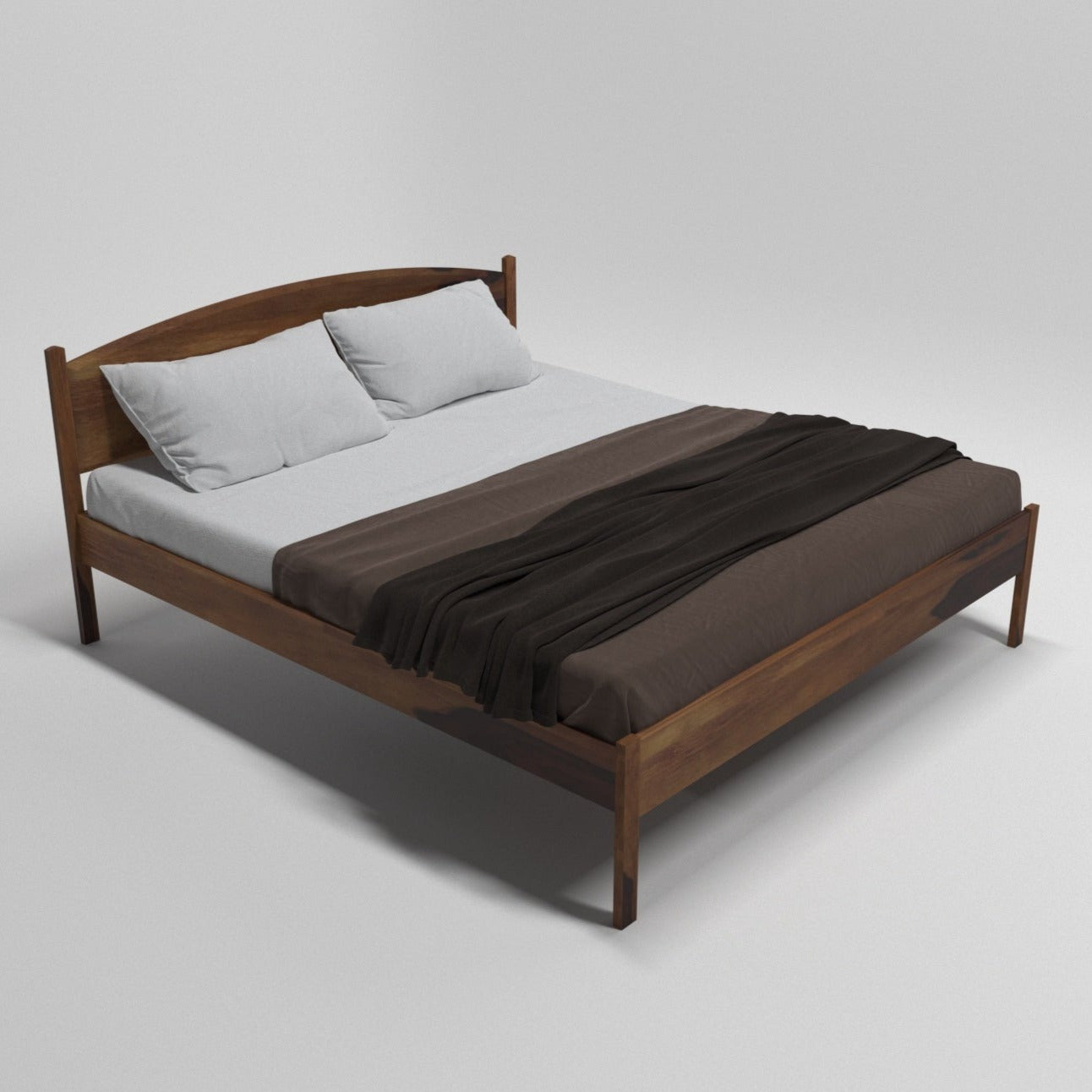 Wooden Arch Head Bed (Sheesham wood) Bed