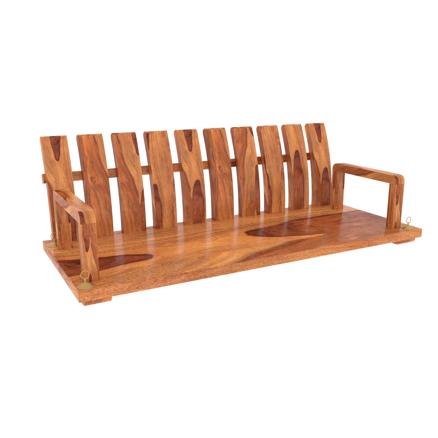 Traditional Stripped Handmade Simple Wooden Swing Swing