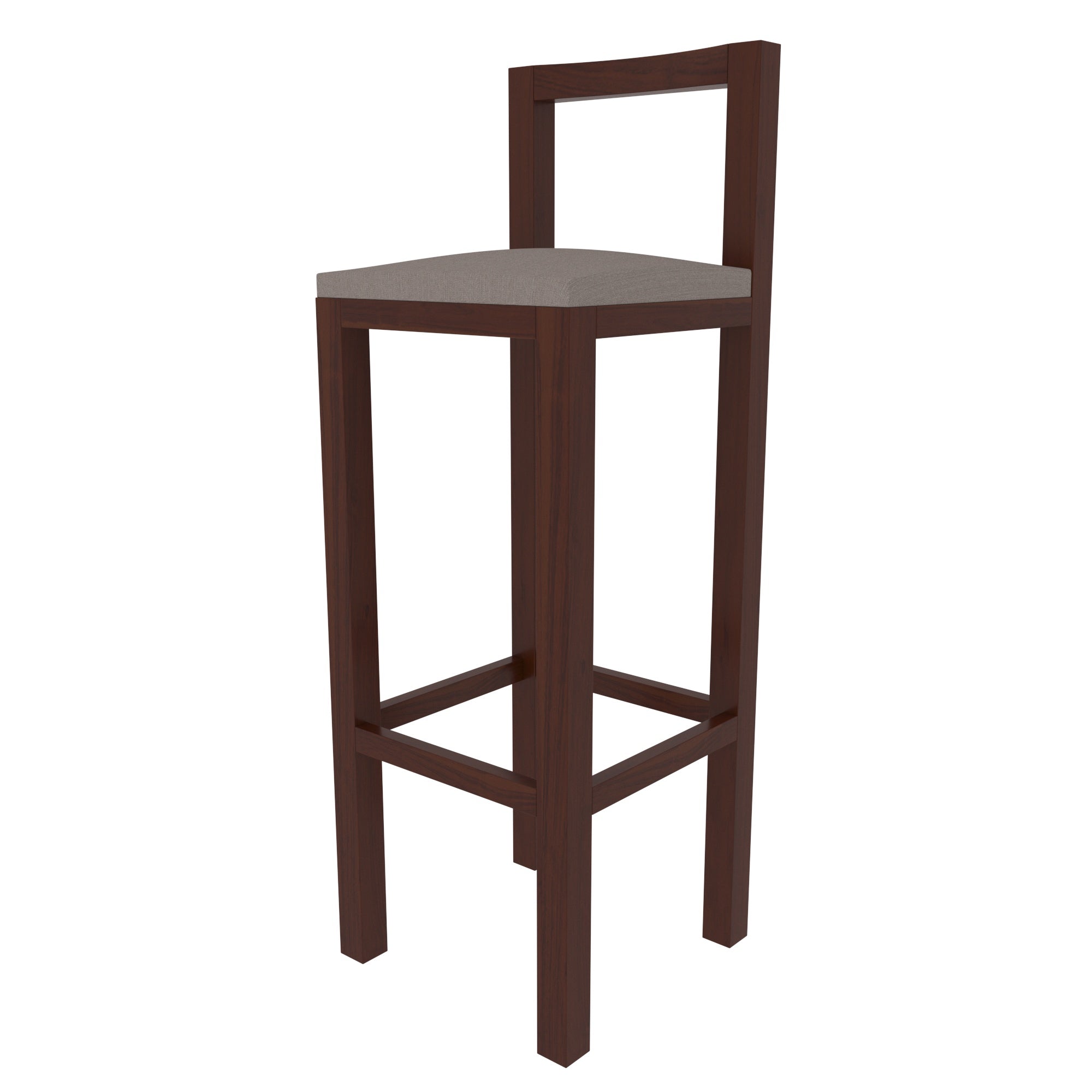 Unique Long Heighted Wooden Handmade Bar Chair Bar Stool