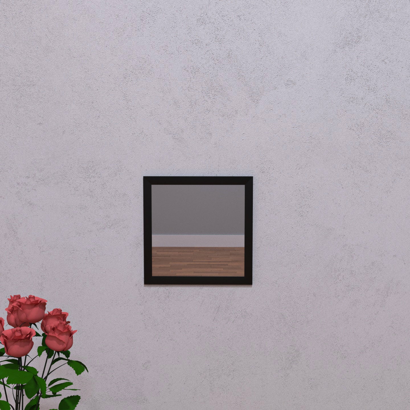 8x8 Classic Mirror Black Mirror