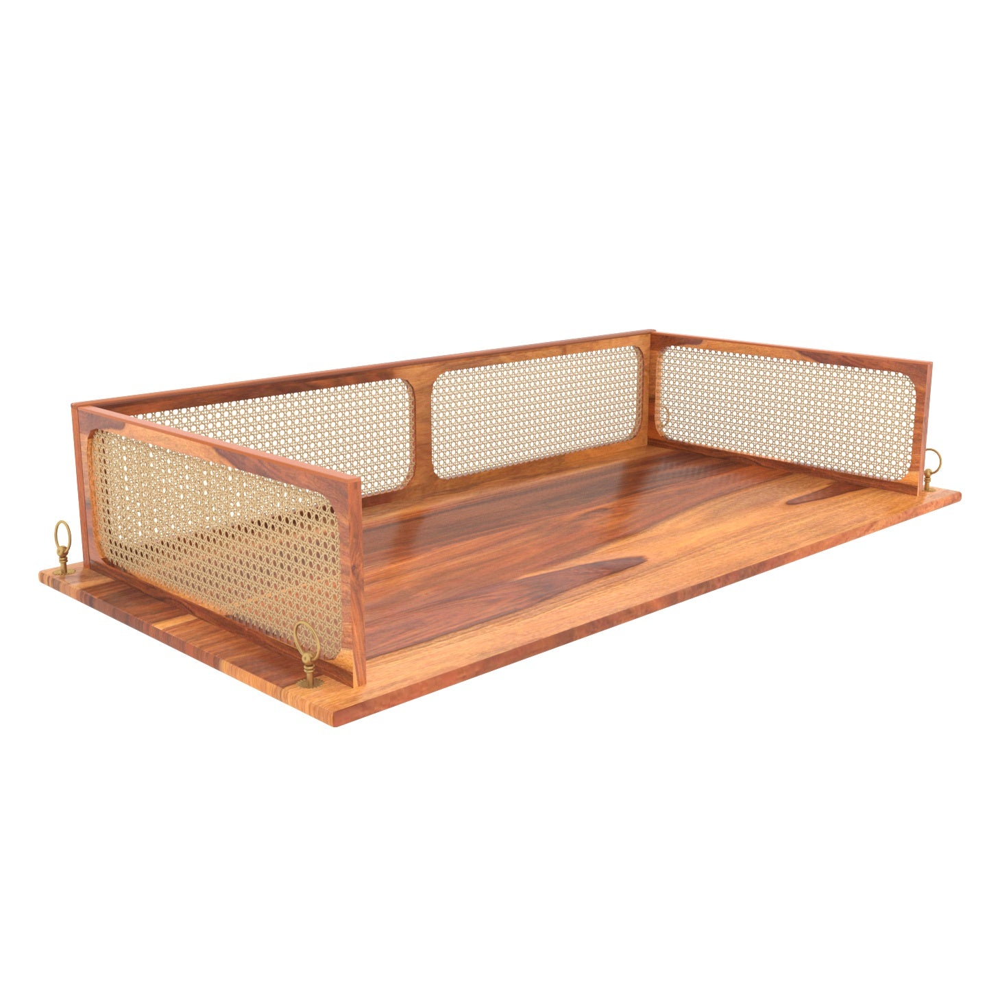 Classic Modern Montage Style Handmade Wooden Swing Swing