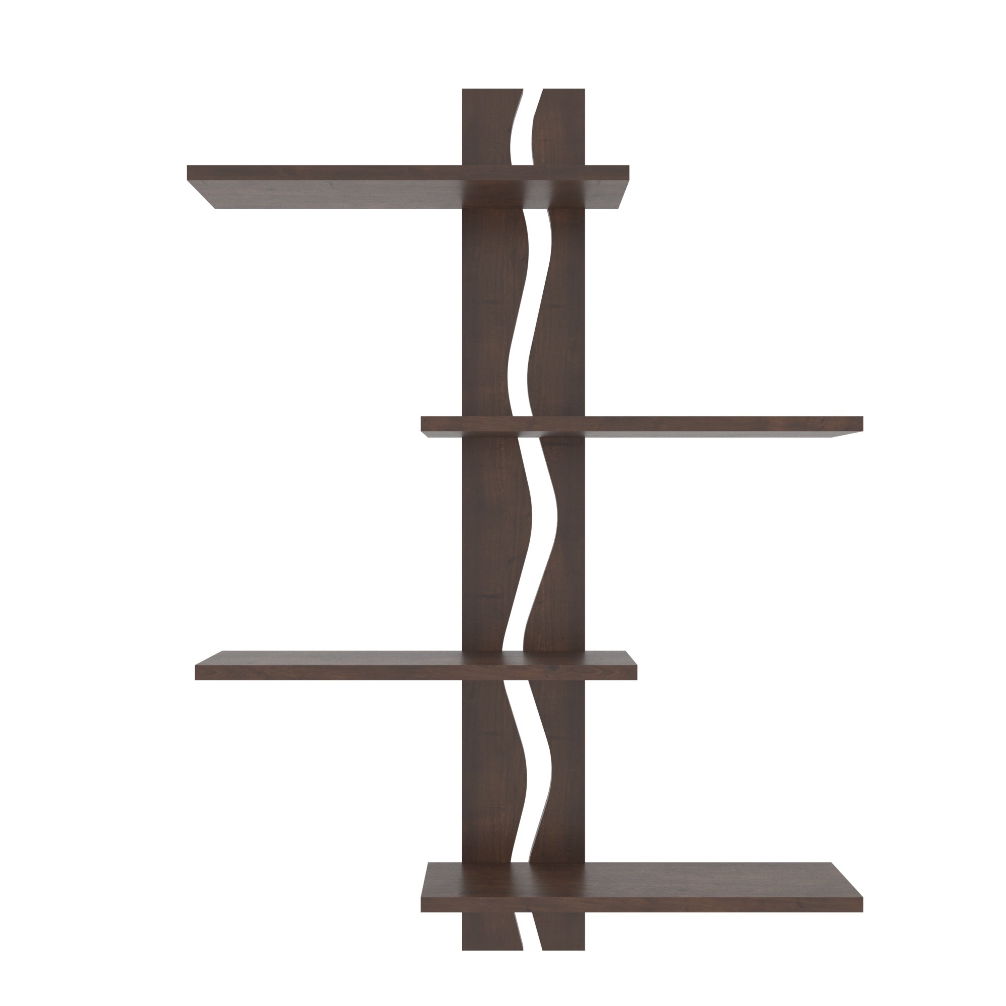 Modern Wave Wall Shelf Rack Wall Rack