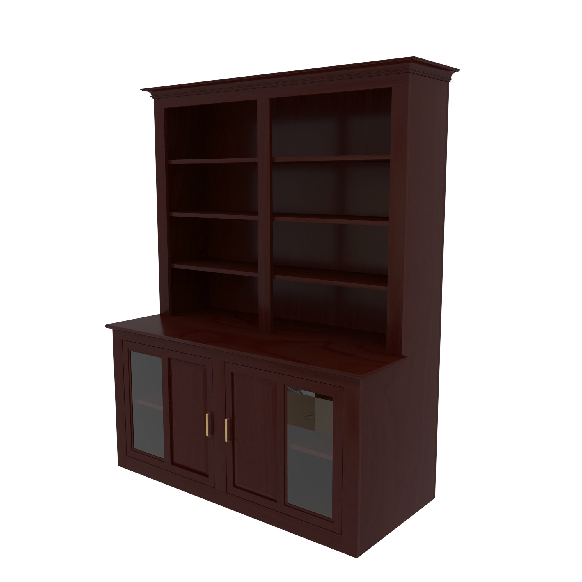 Classic Dark Antique Finished Multistorage Handmade Wooden Wardrobe Wardrobe