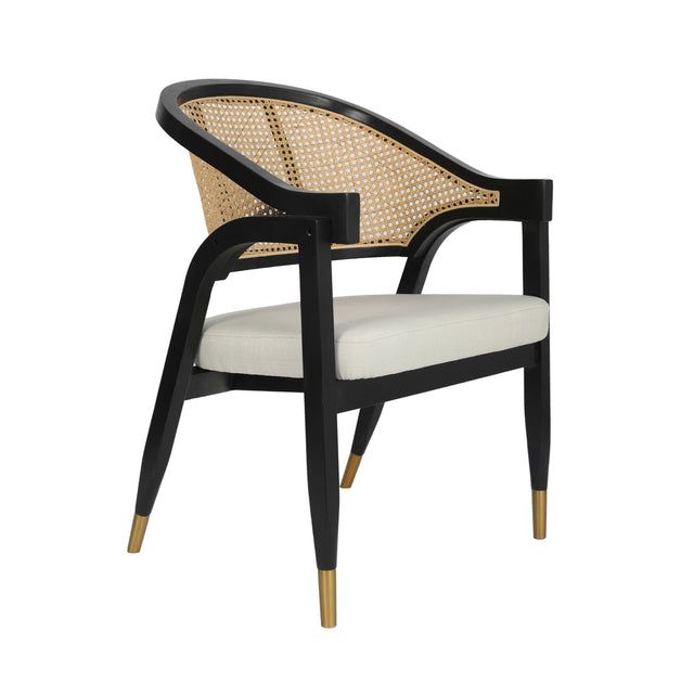 Elegant Cane Accent Chair chair