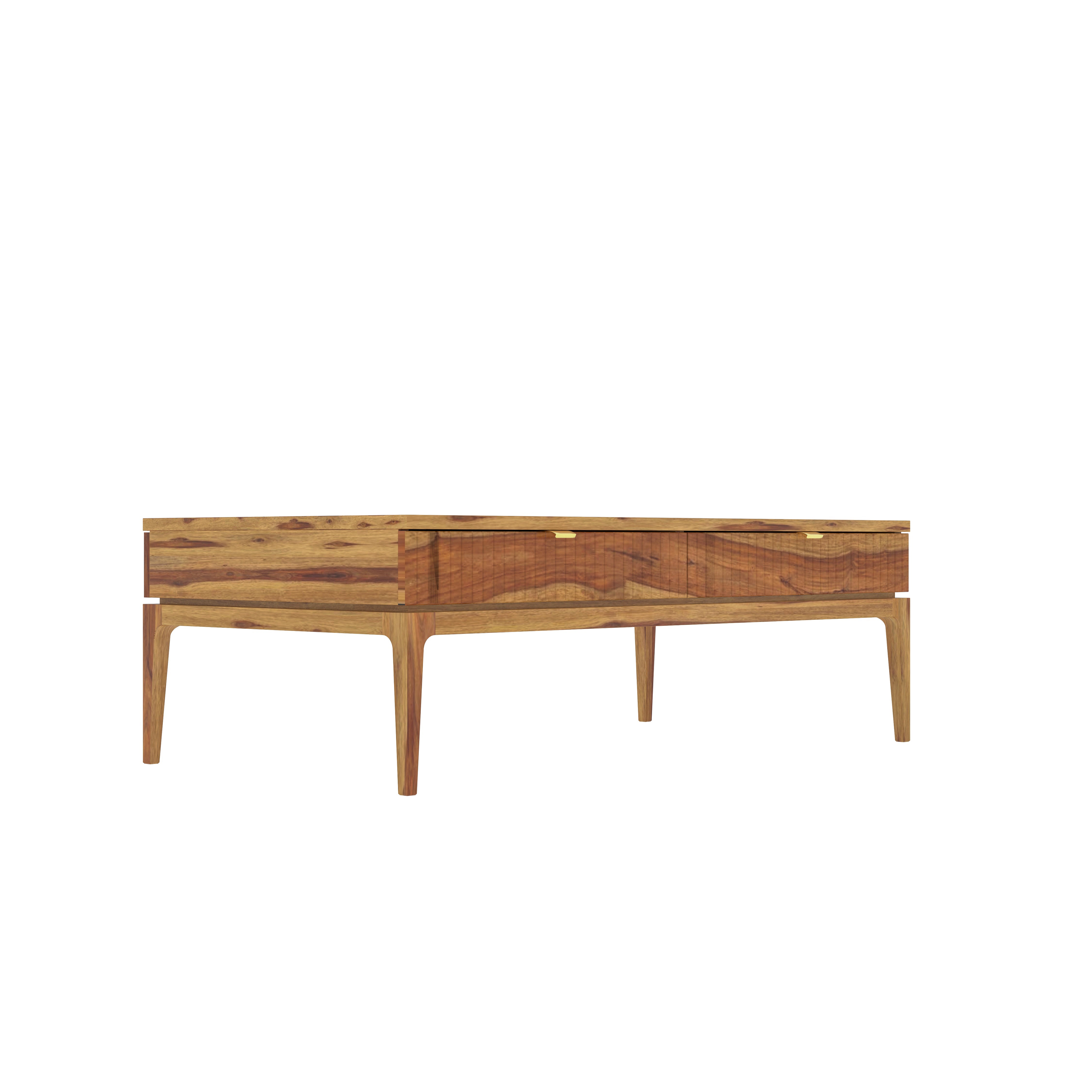 Charming Sheesham Finished Wooden Handmade Coffee Table Coffee Table