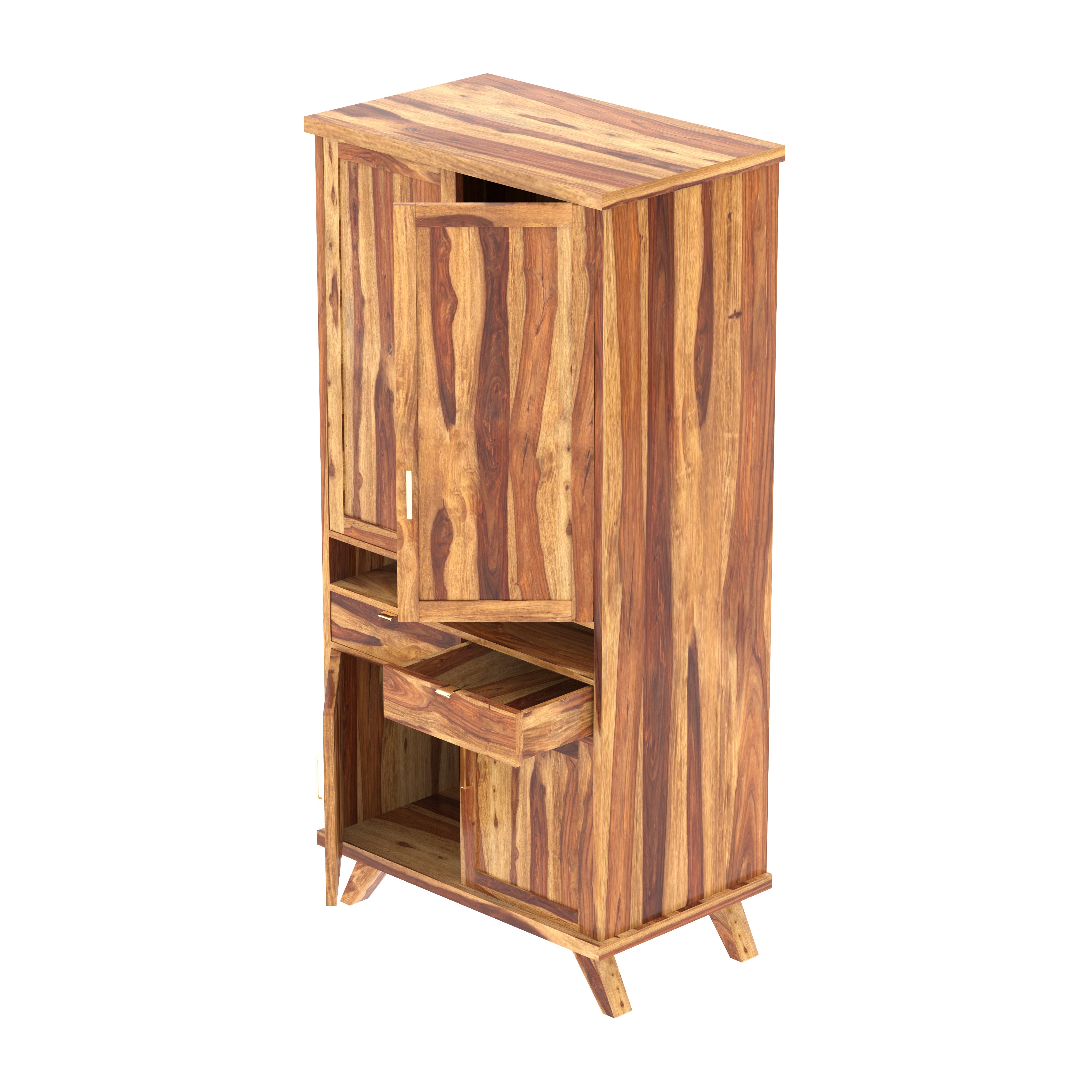 Unique Traditional Multi-Storage Wooden Handmade Wardrobe Wardrobe