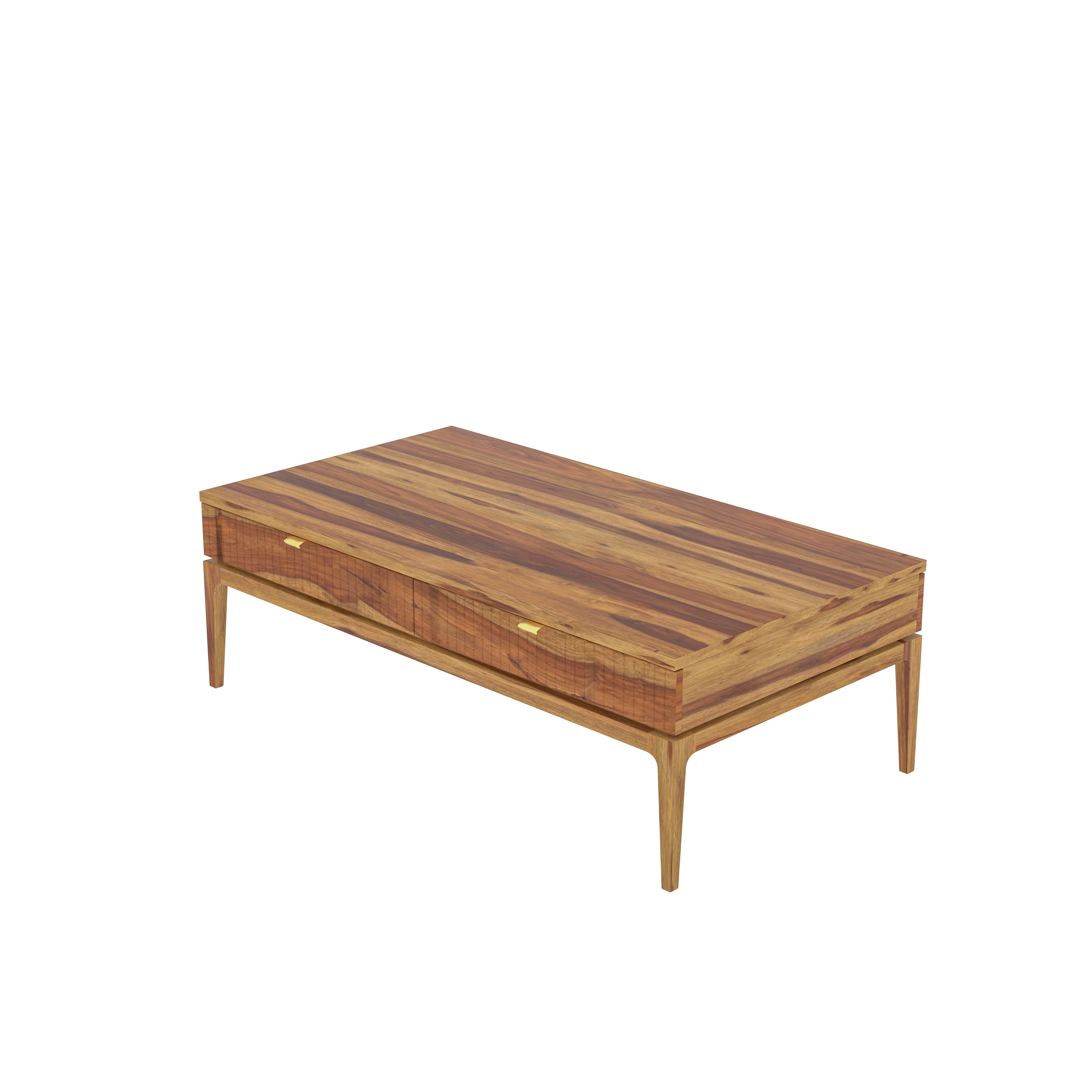 Charming Sheesham Finished Wooden Handmade Coffee Table Coffee Table