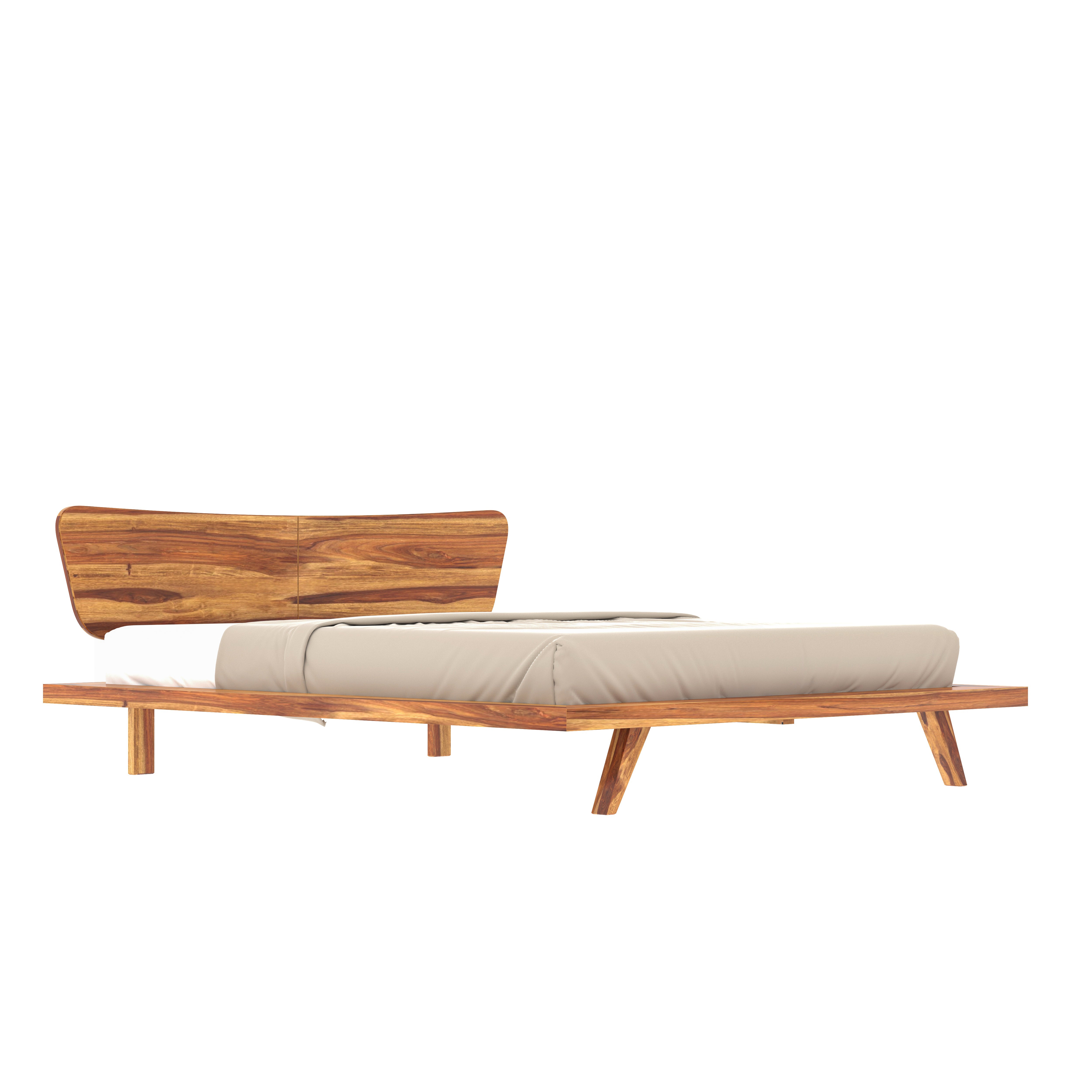 Traver Irish Sheesham Finished Wooden Handmade Bed Bed