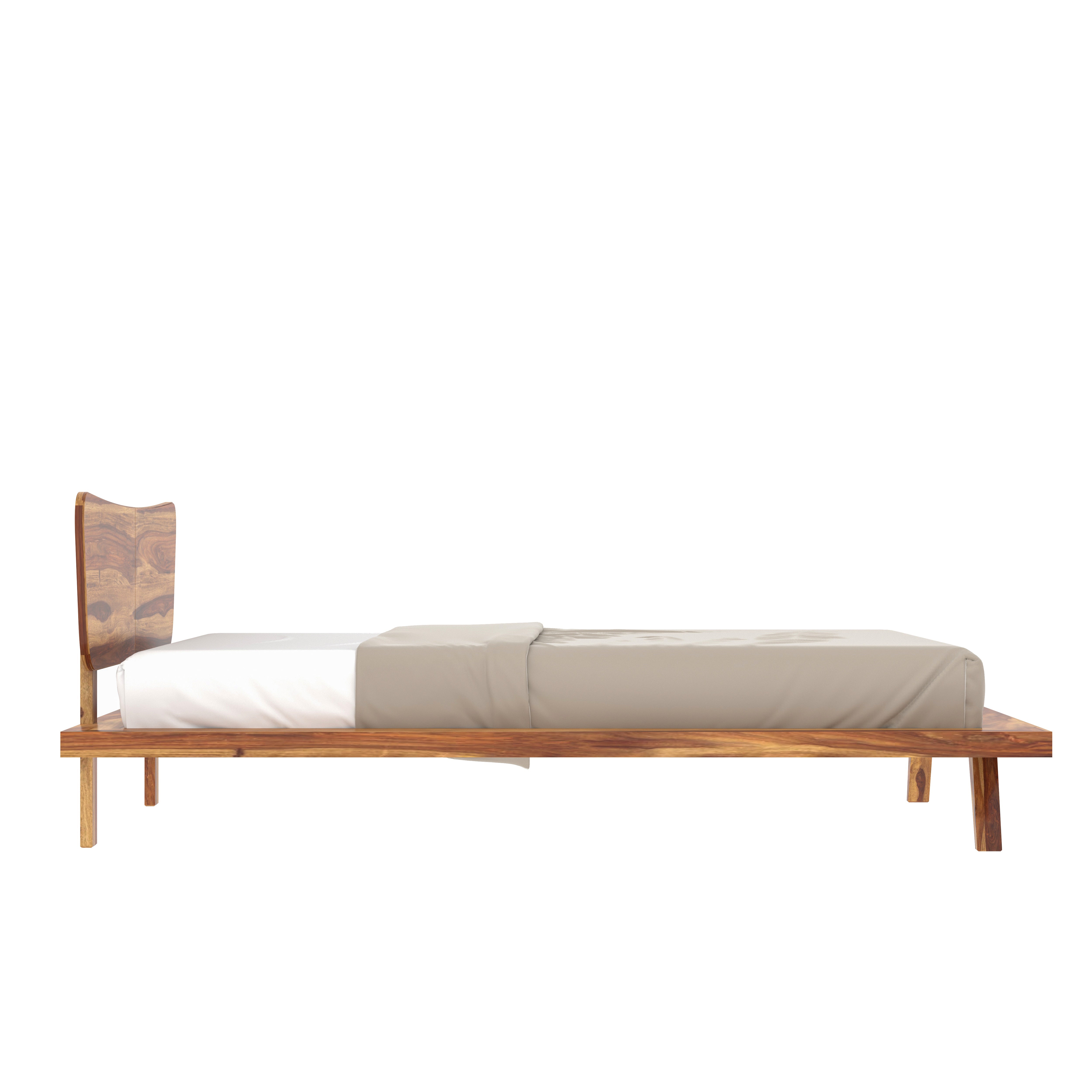 Traver Irish Sheesham Finished Wooden Handmade Bed Bed