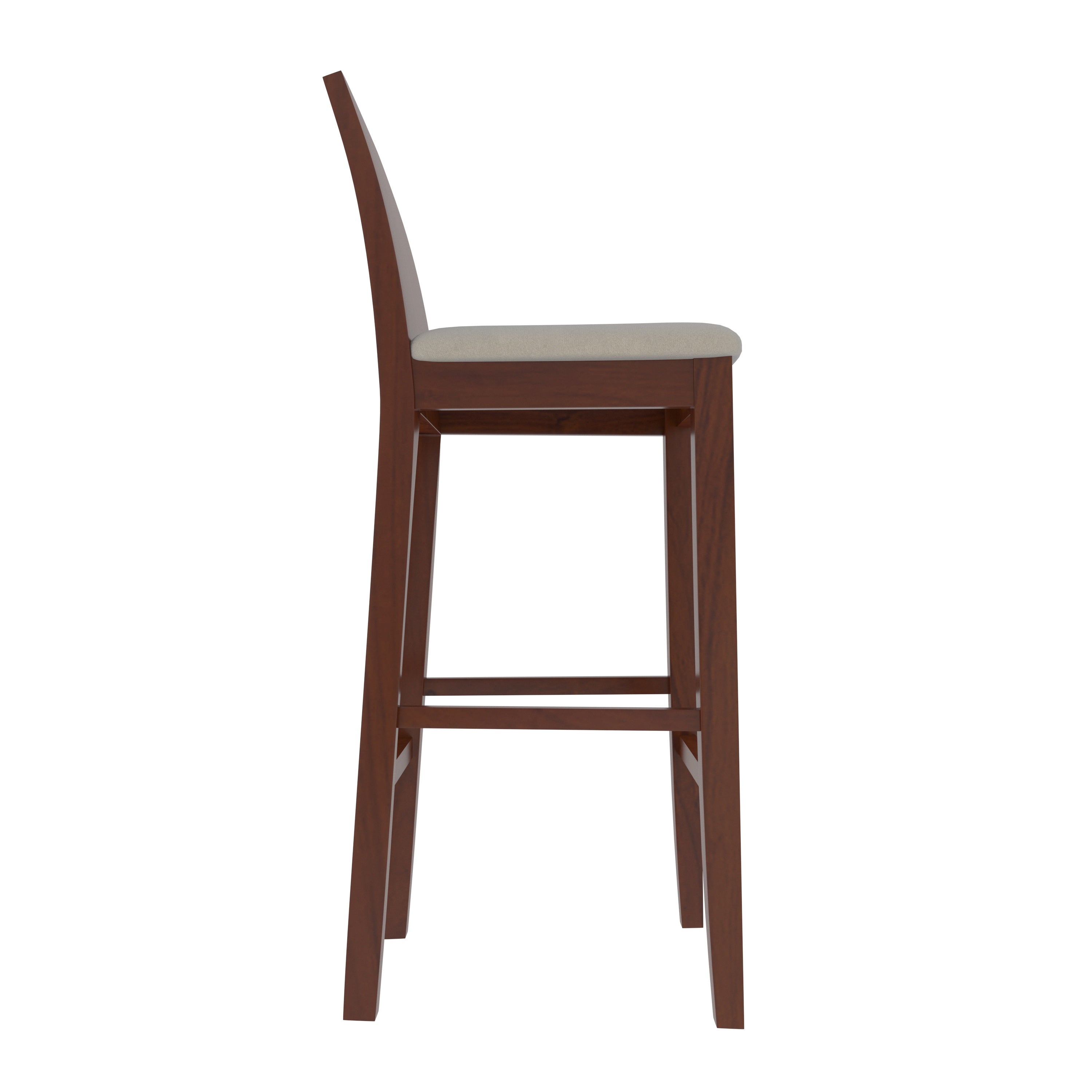 Antique Southern Long Finished Wooden Handmade Bar Stool Bar Stool