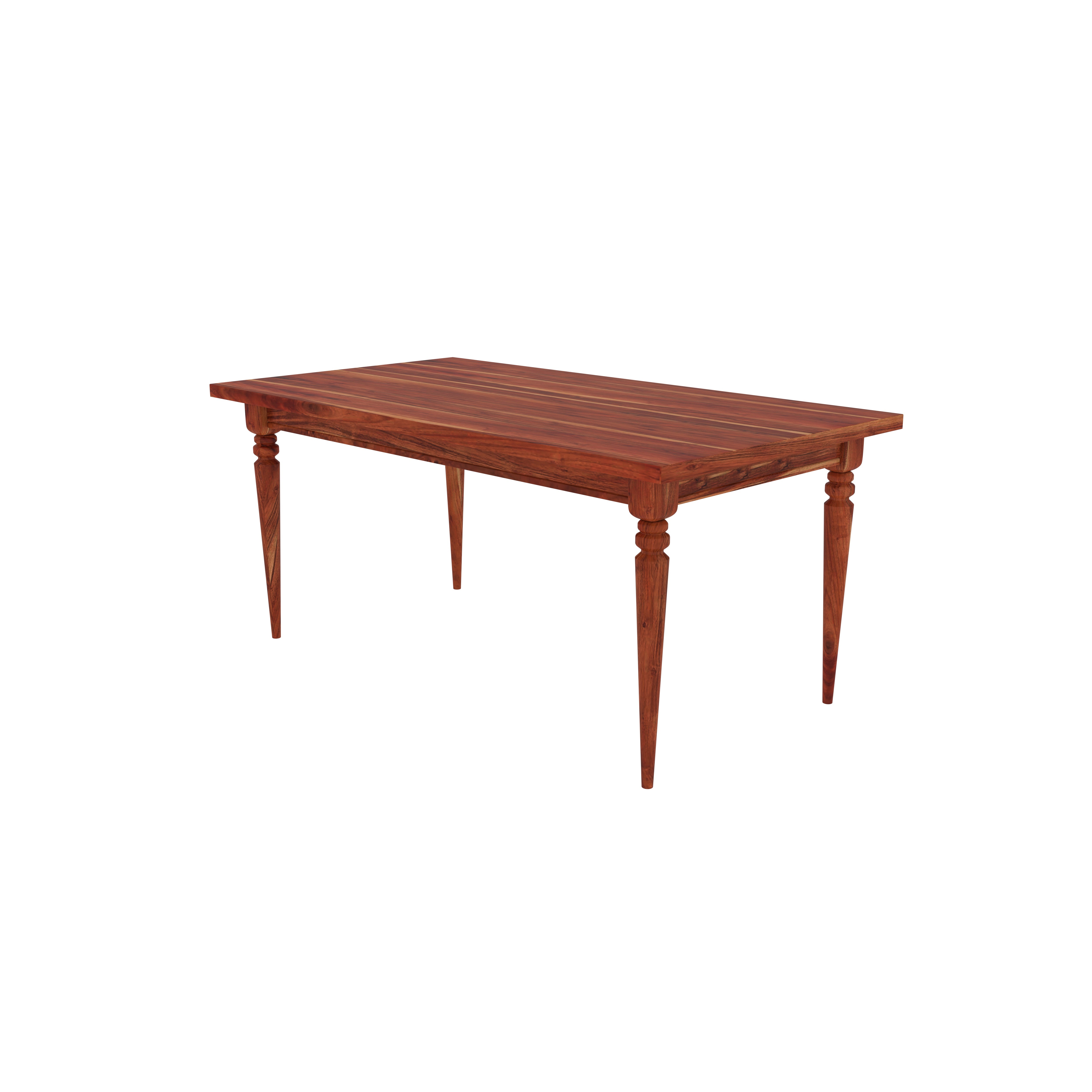 Classic 4-Seater Wooden Dining Table Set with Cushioned Chairs – Elegant Traditional Style Dining Set