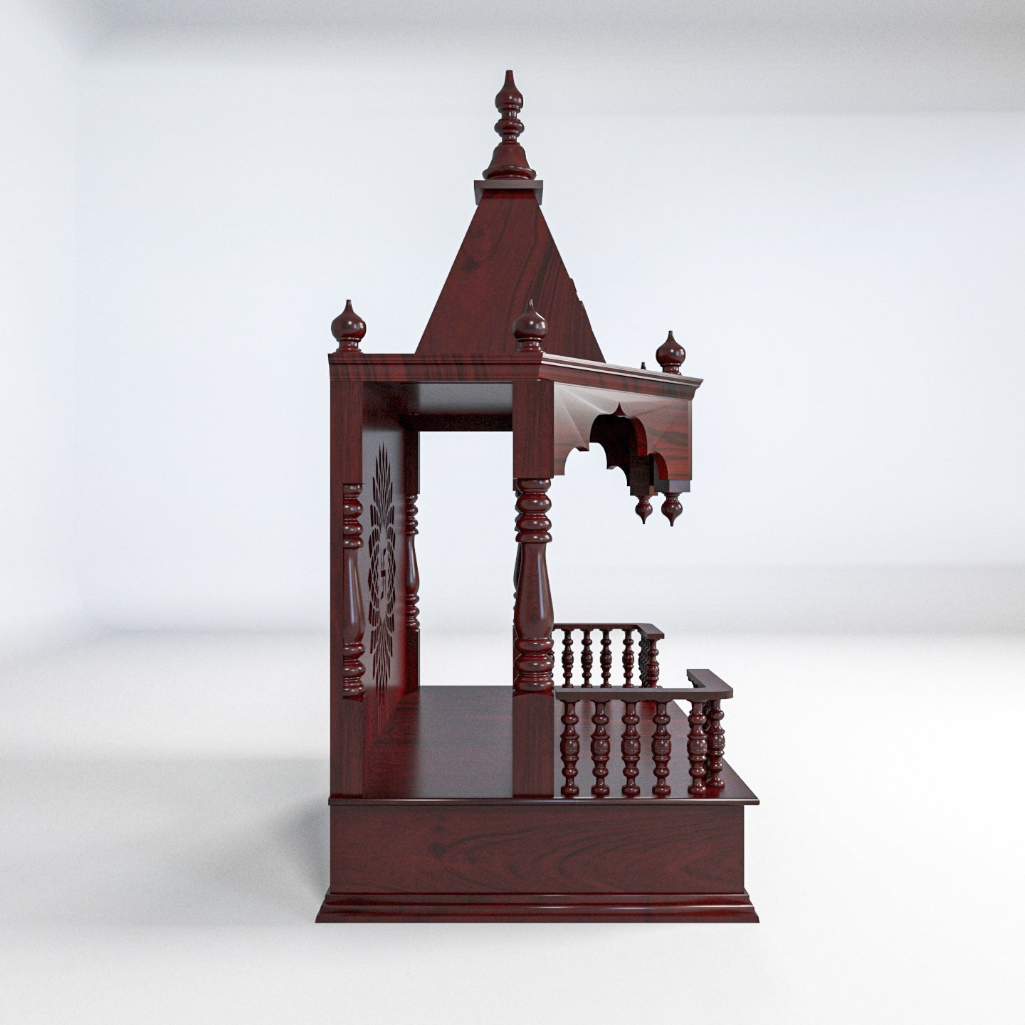 Royal Rajwada Style teak wood Home temple Temple