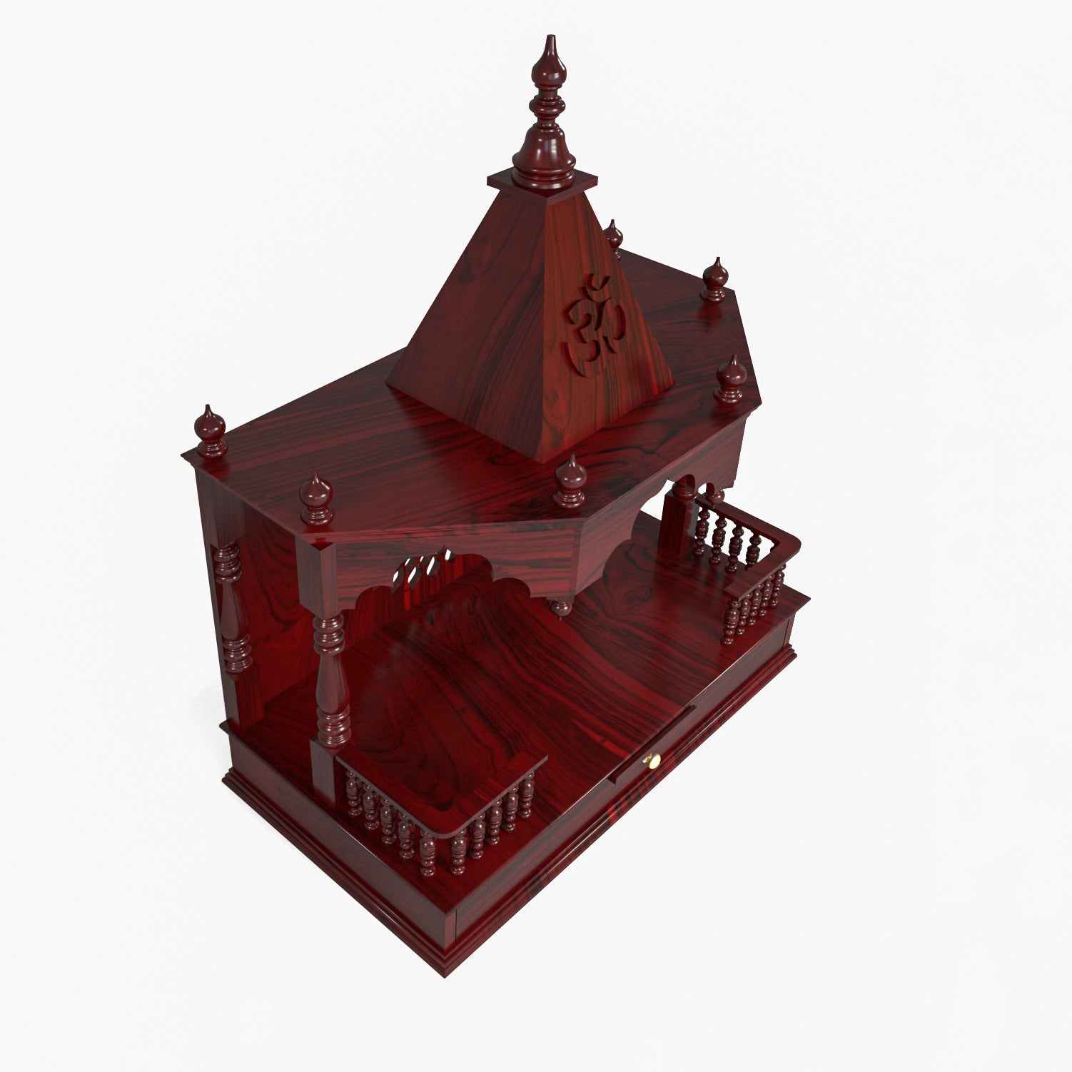 Royal Rajwada Style teak wood Home temple Temple