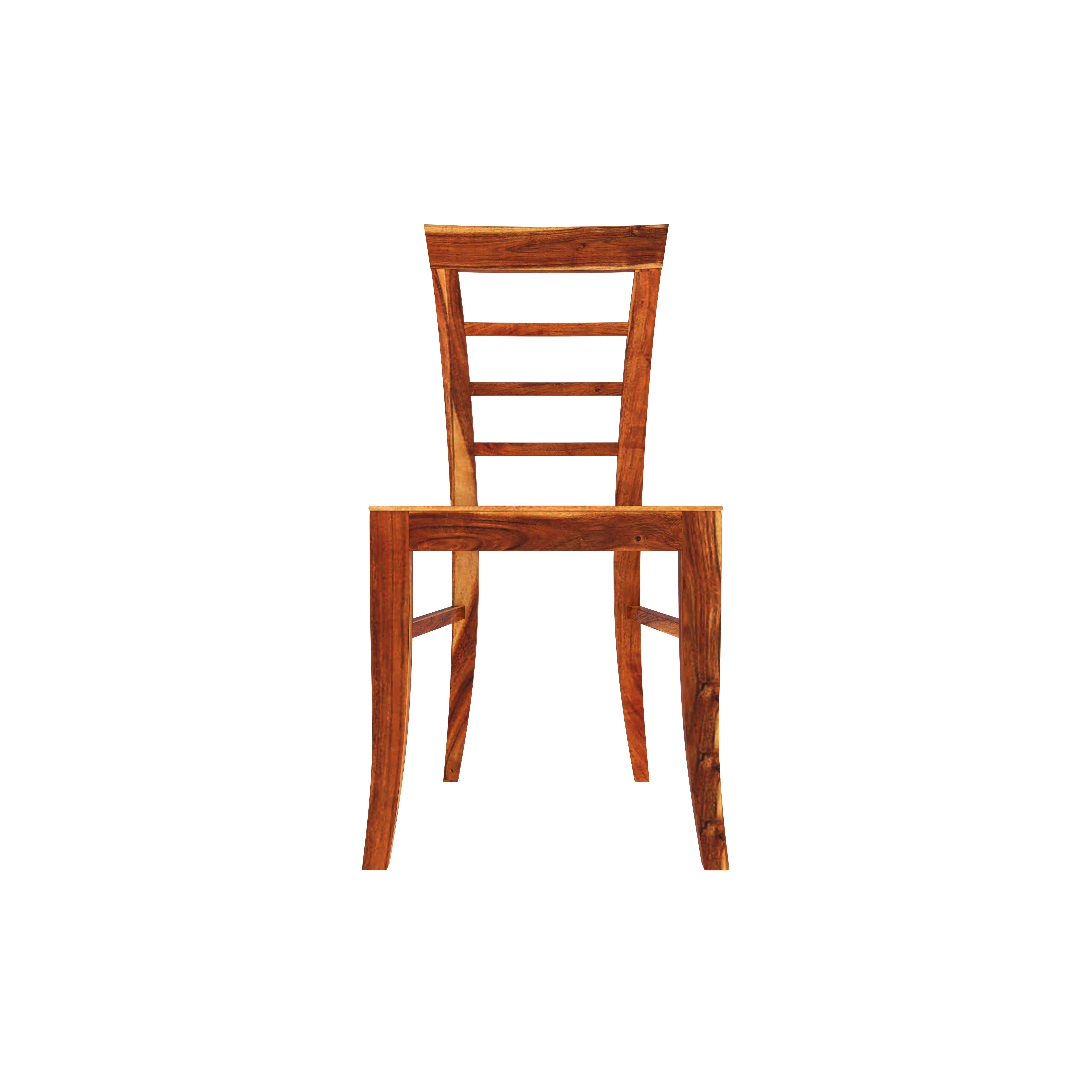 Elegant 4-Seater Wooden Dining Table Set – Natural Finish Dining Set