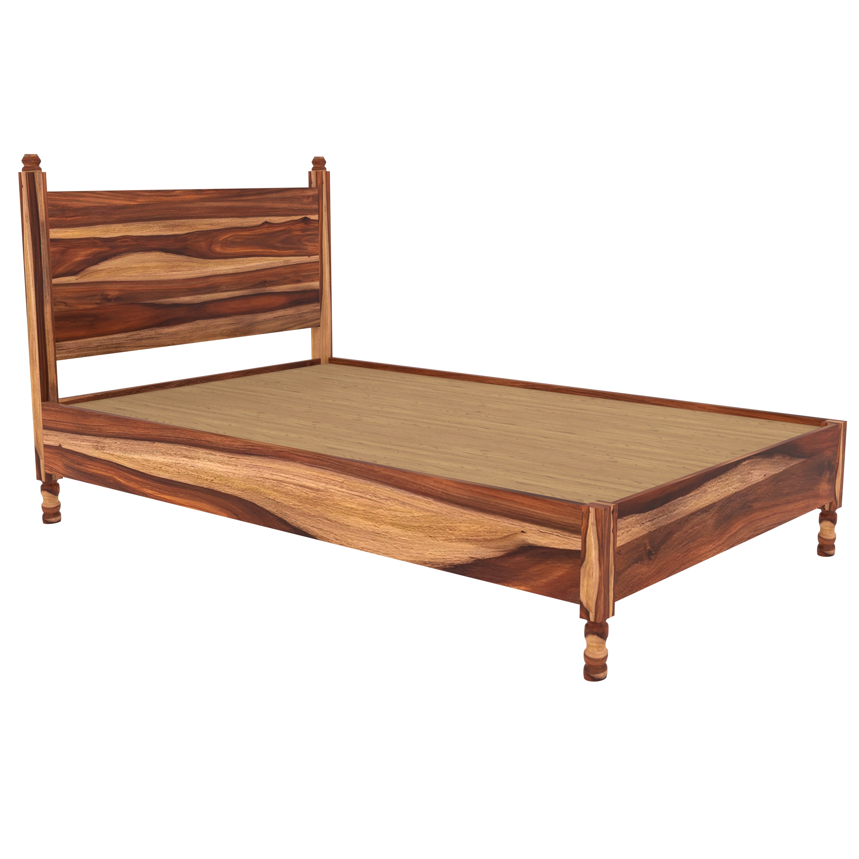 Charming Solid wood American Single Bed (Sheesham wood) Bed