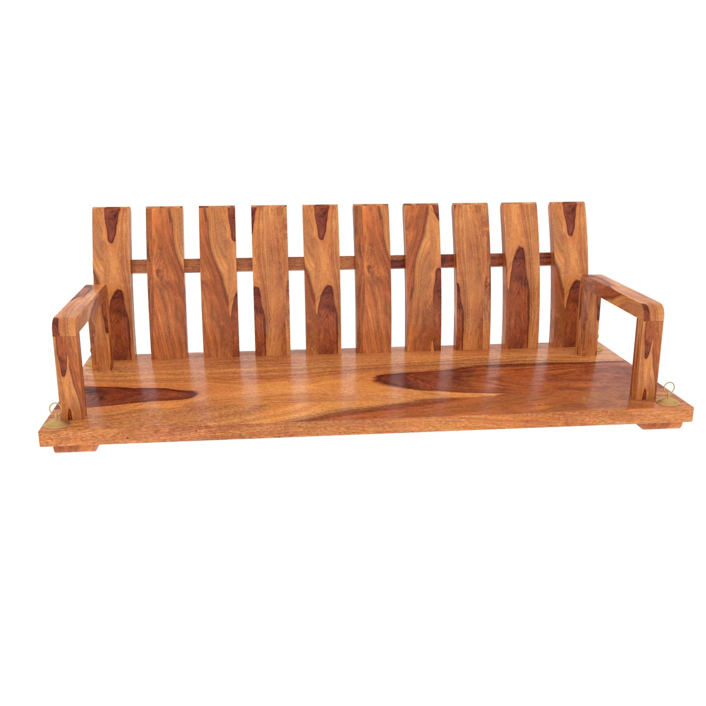 Traditional Stripped Handmade Simple Wooden Swing Swing