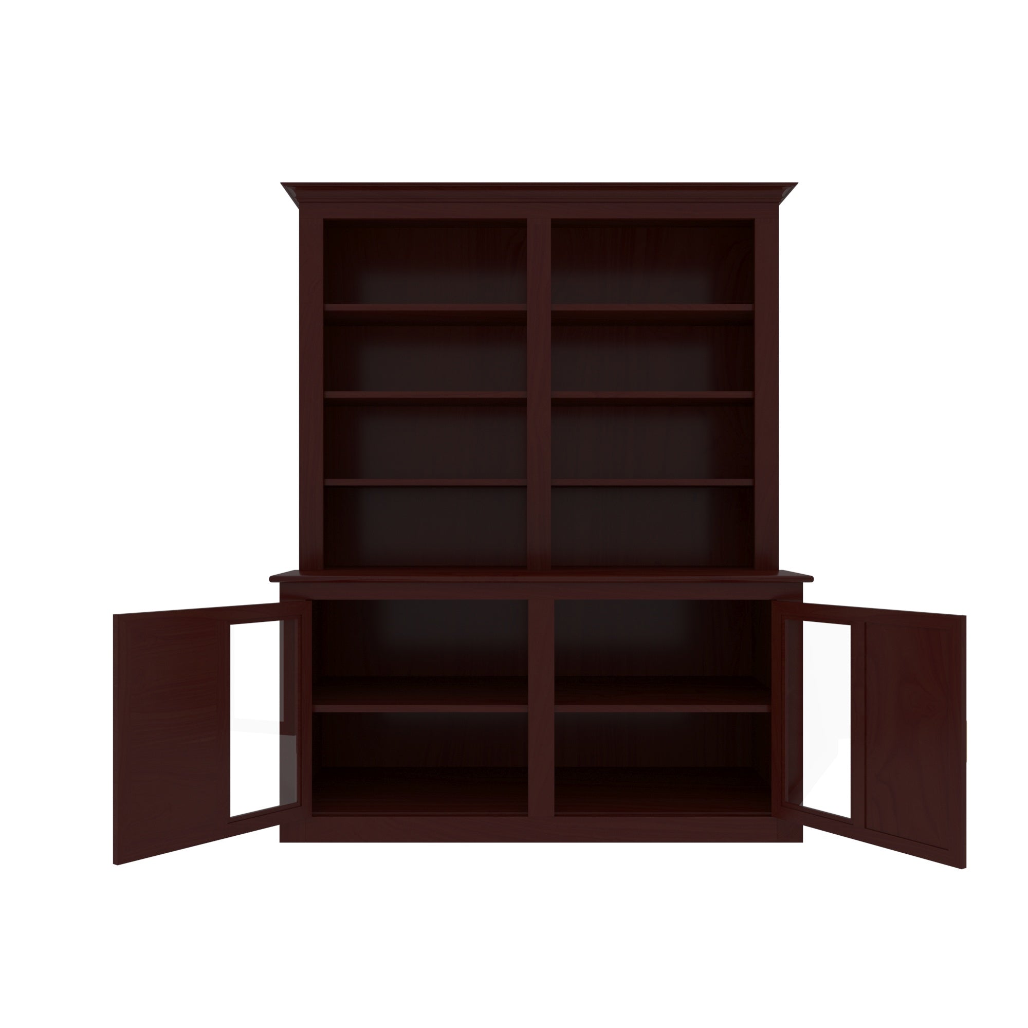 Classic Dark Antique Finished Multistorage Handmade Wooden Wardrobe Wardrobe