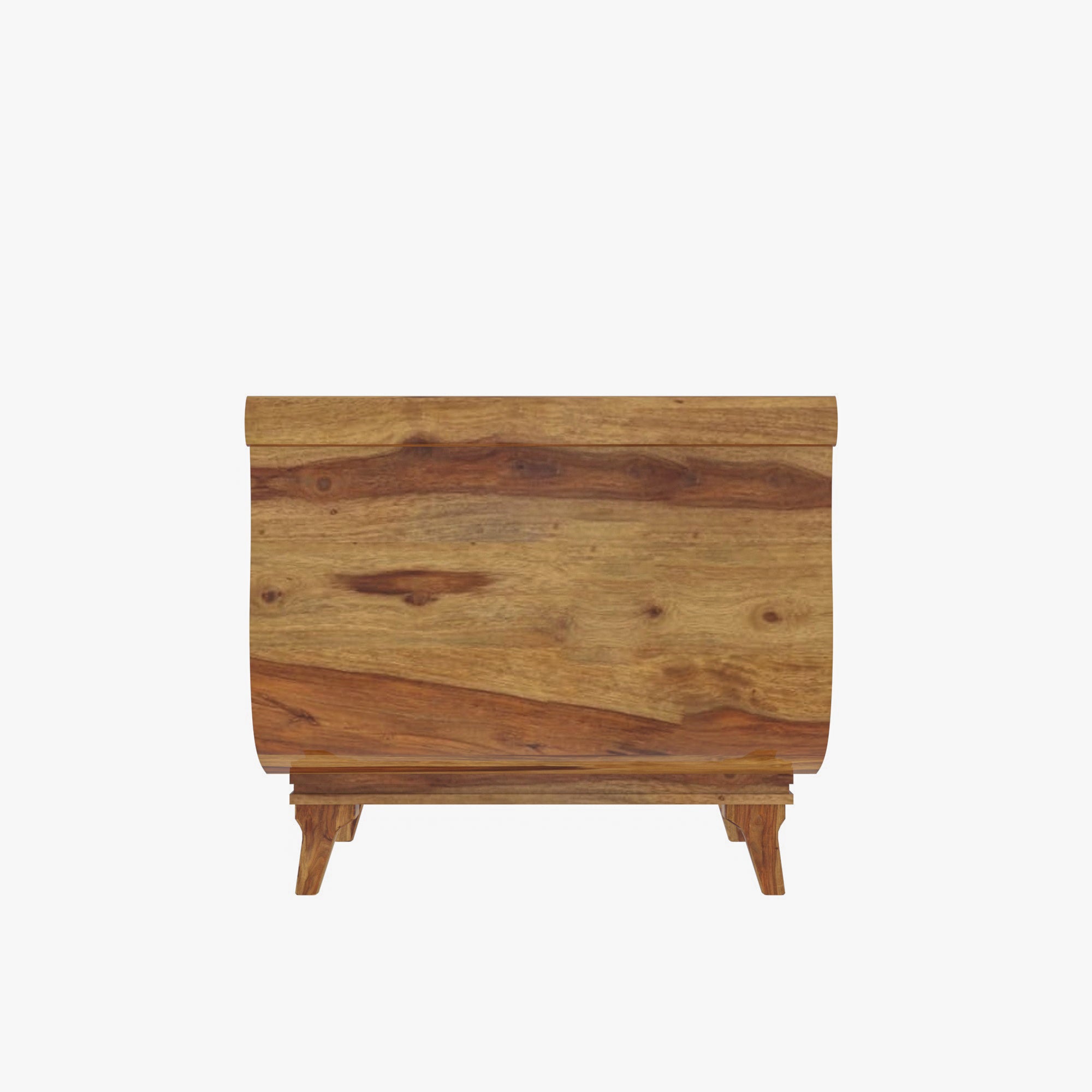 Realm Traditional Light Finished Single Seater Wooden Handmade Sofa Sofa
