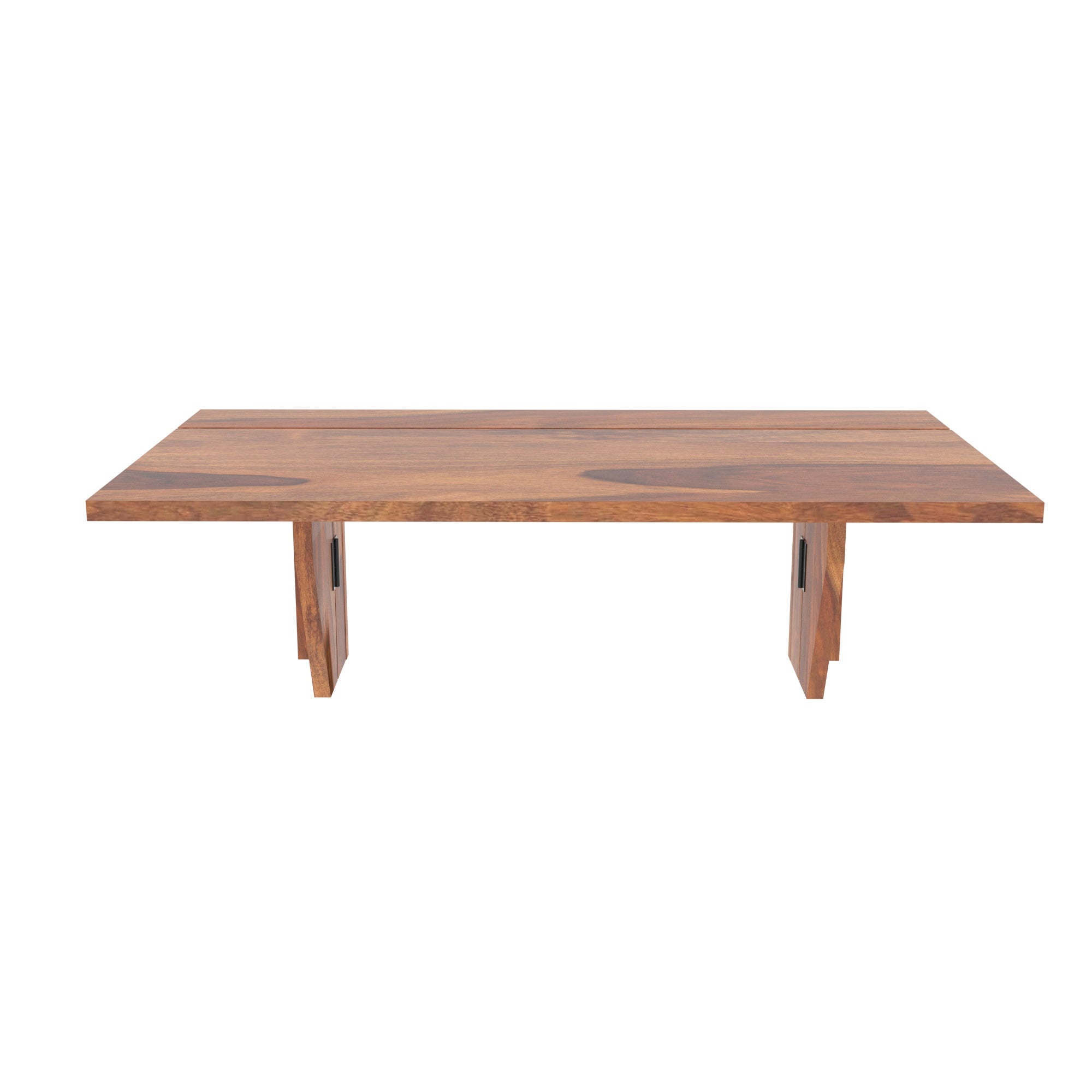 Cheverlet Light Style Handmade Wooden Wall Dining Table with Chair Dining Set
