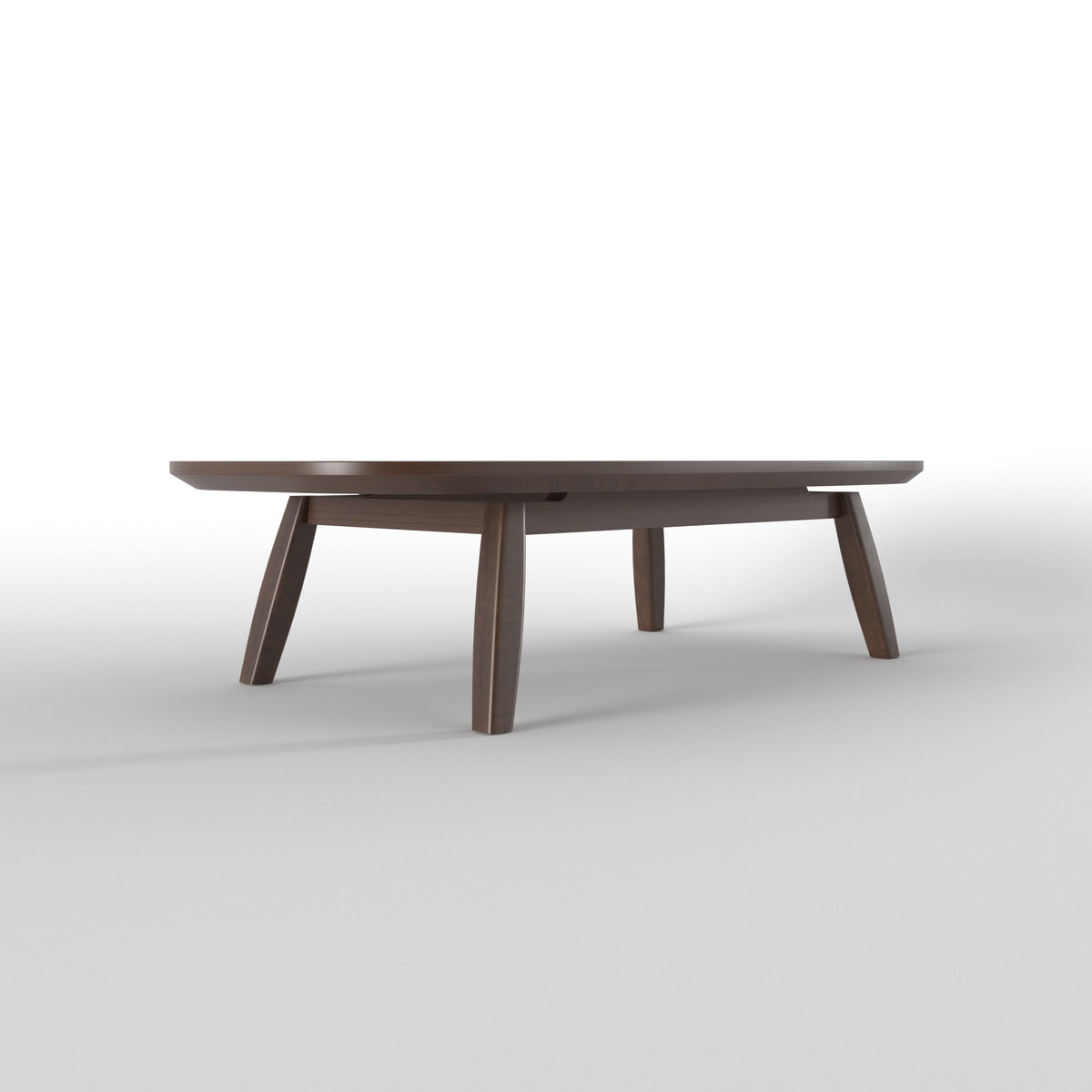 Contemporary Longline Dining Table with Angled Support