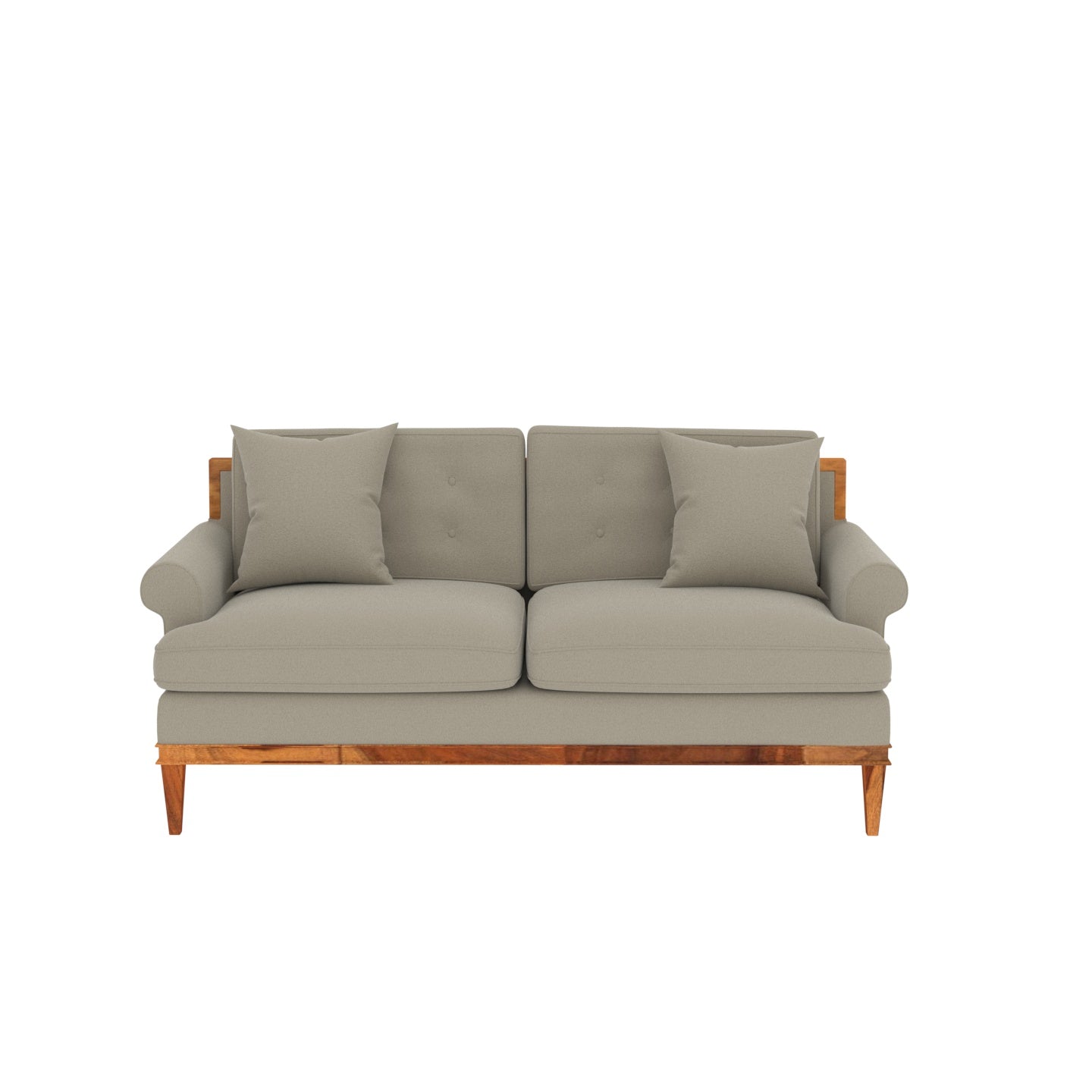 Soft Gray Shaded Premium 2 Seater Sofa Sofa