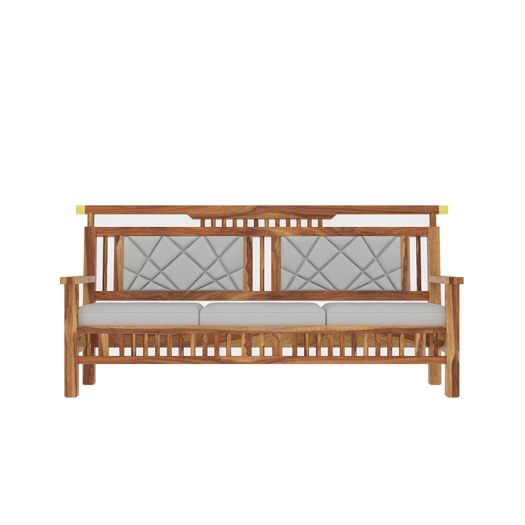 Luxerious Natural Finished Wooden Handmade Sofa Set Sofa