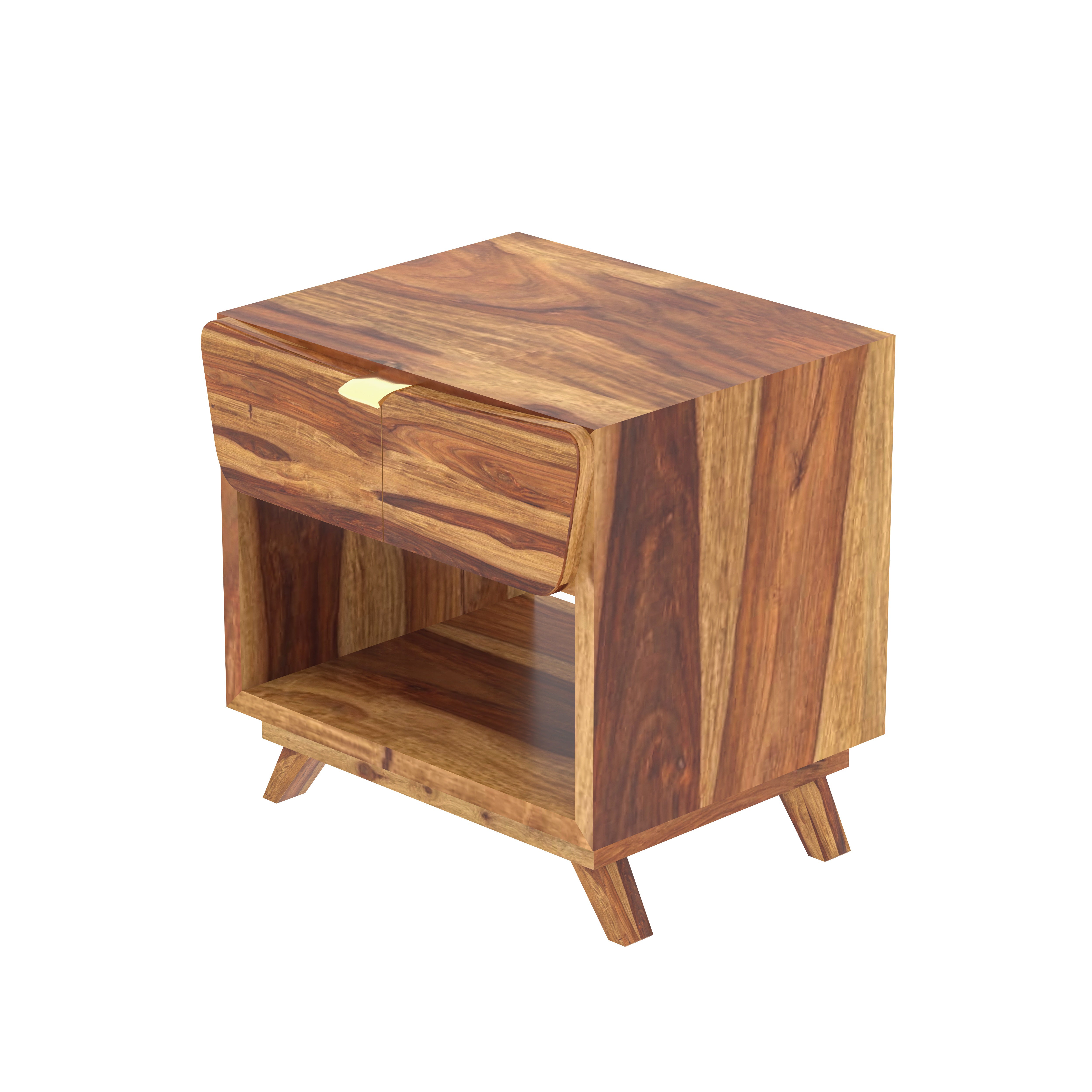 Versatile Vintage Finished Wooden Handmade Bedside Bedside