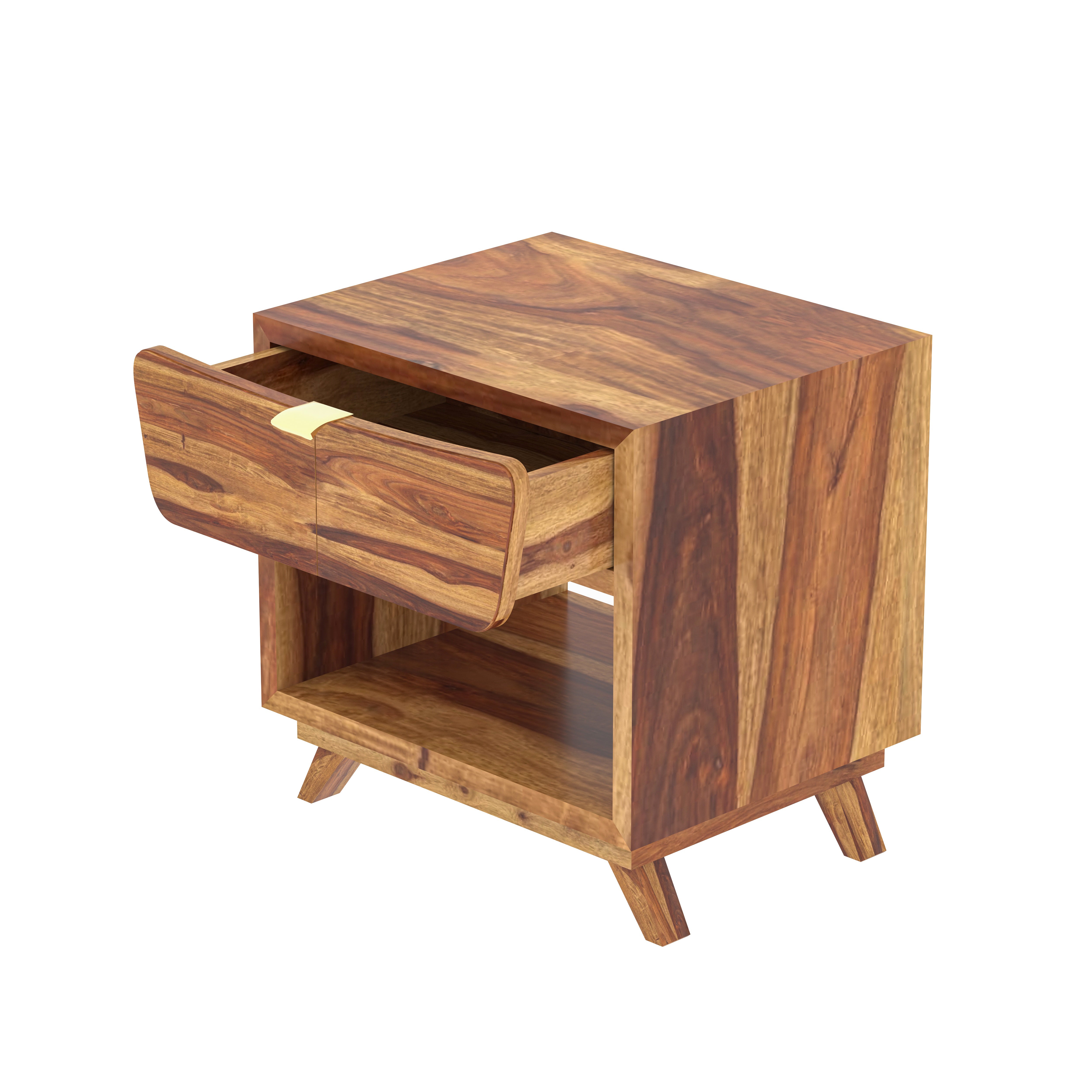 Versatile Vintage Finished Wooden Handmade Bedside Bedside