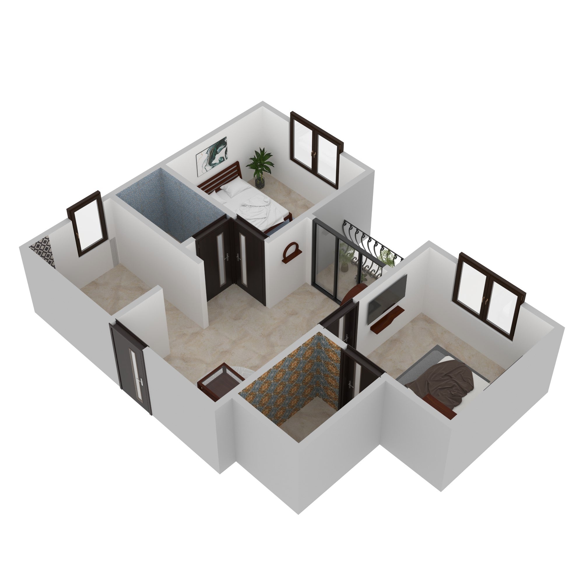 Augustine Furniture Room set Flat Set