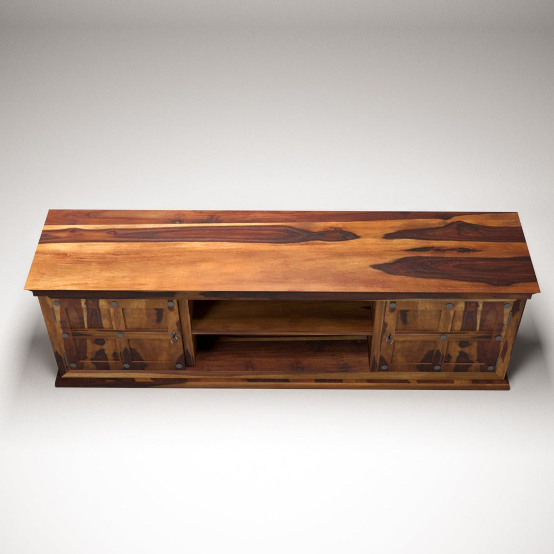 Sheesham wood Tv Cabinets With 2 doors Tv stand