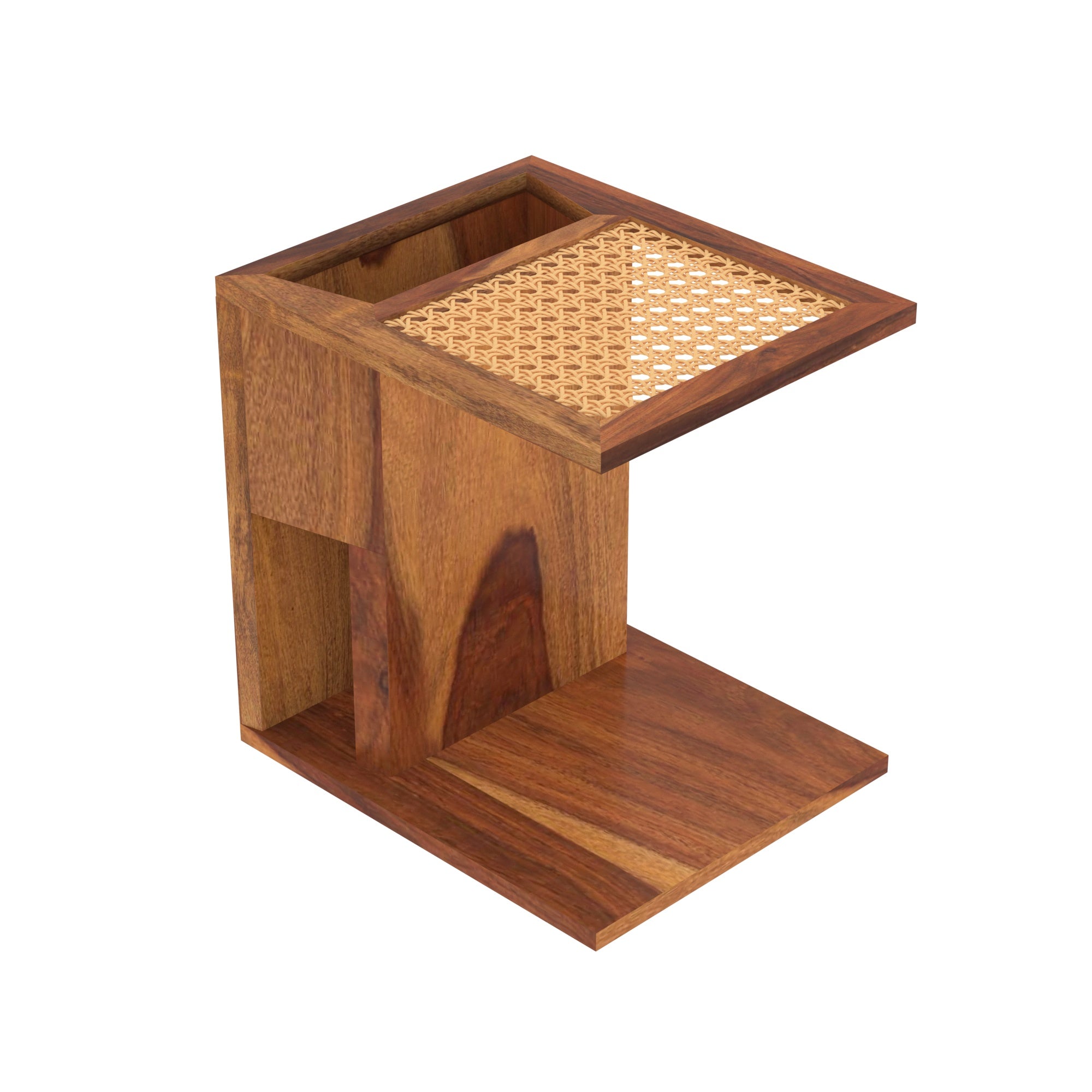 Southern Modern Touch Style Wooden Handmade C Table C Table