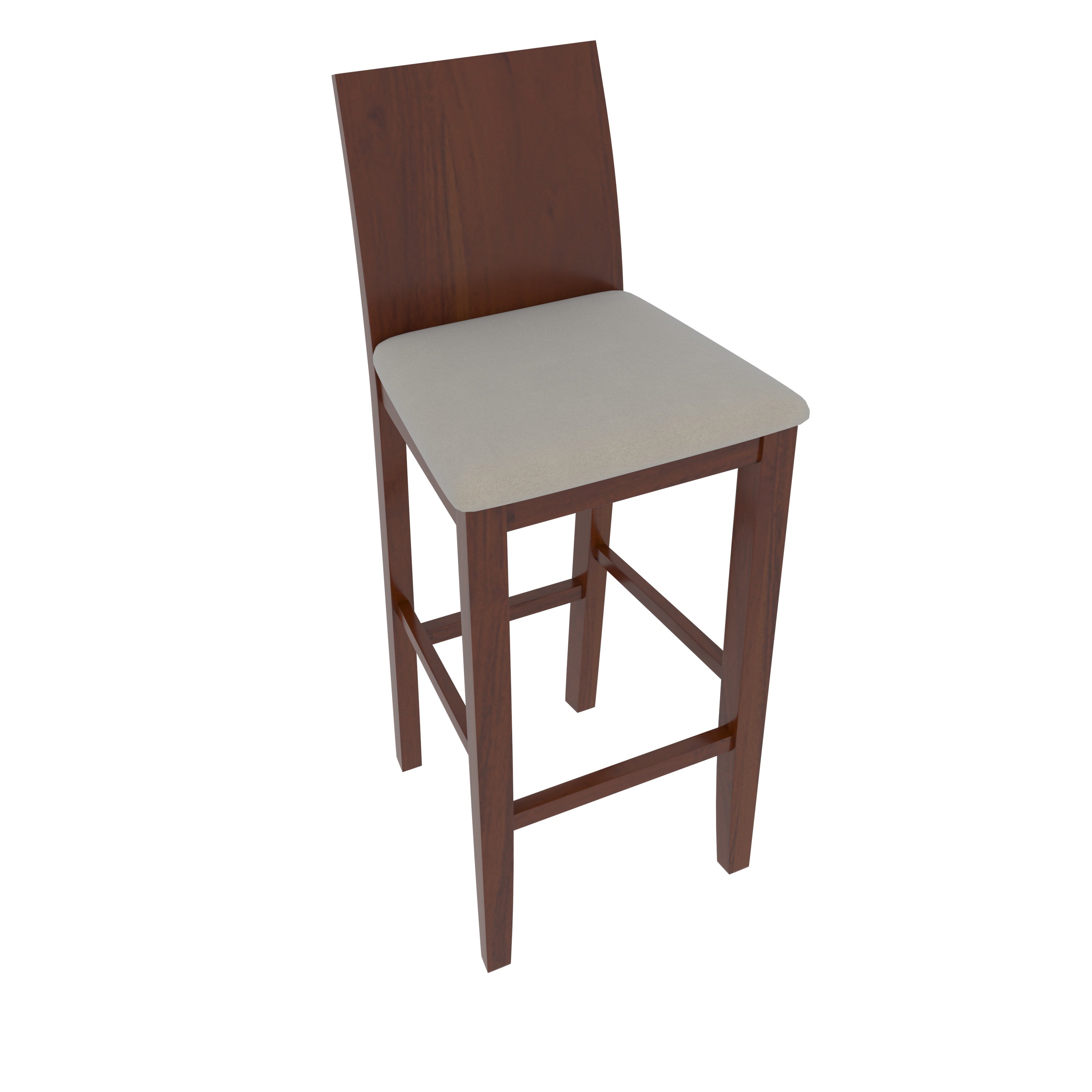 Antique Southern Long Finished Wooden Handmade Bar Stool Bar Stool