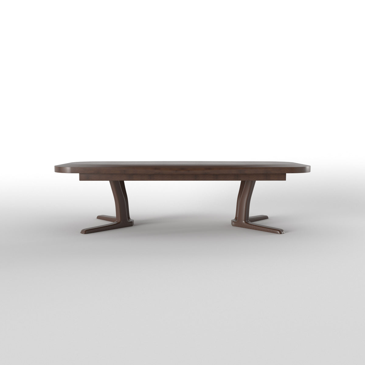 Contemporary Rectangular Dining Table with Curved Upholstered Chairs Japanese Dining Set