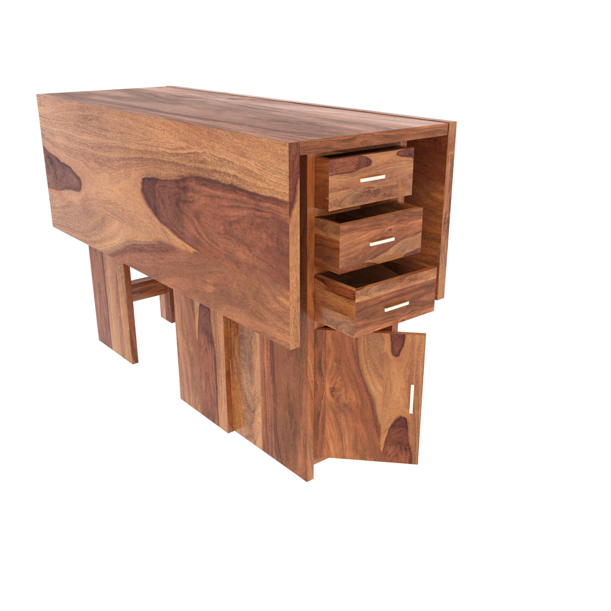 Aesthetic Venture Antique Finished Handmade Wooden Dining Set Dining Set