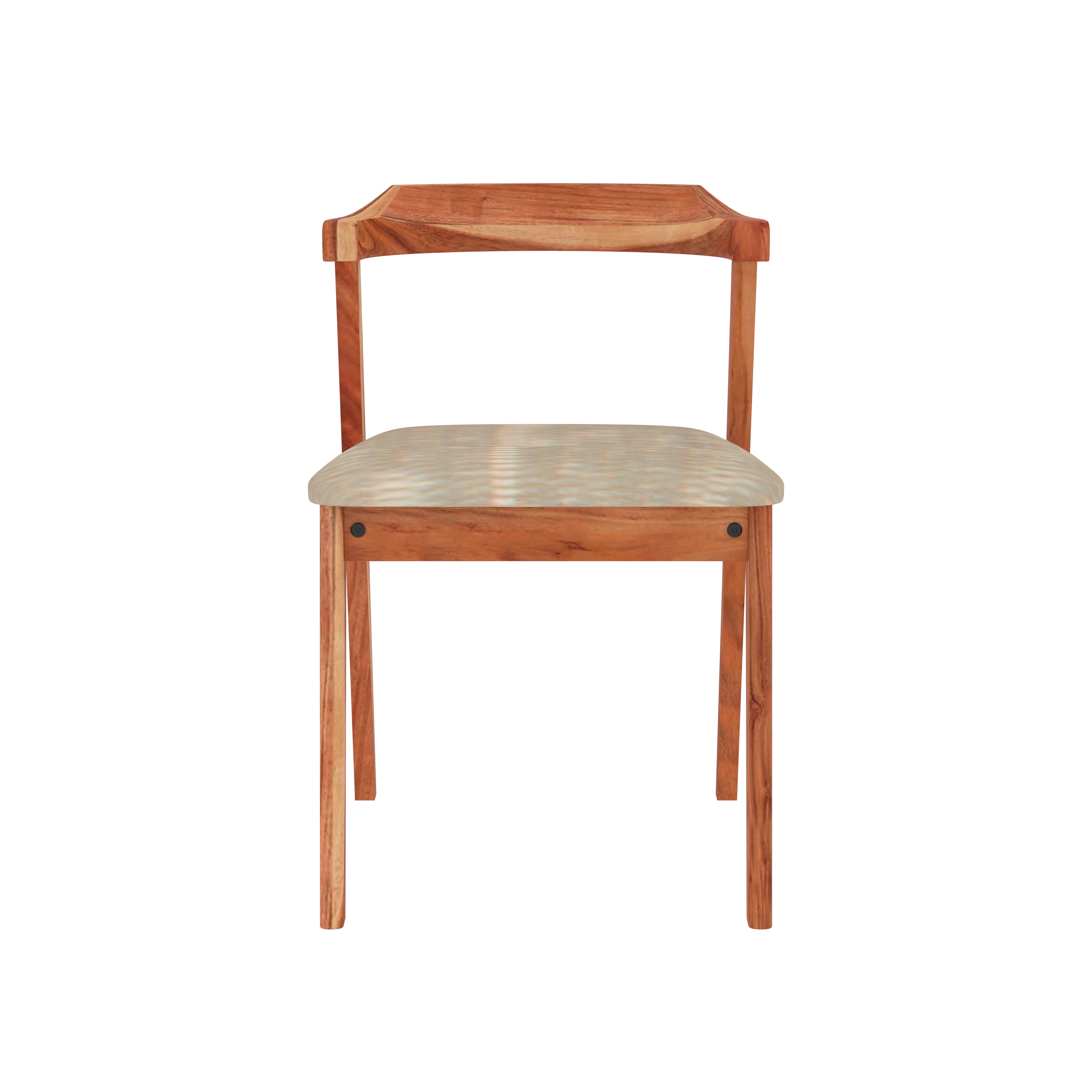 Contemporary Wooden Dining Table Set with 4 Cushioned Chairs – Sleek & Stylish Dining Set