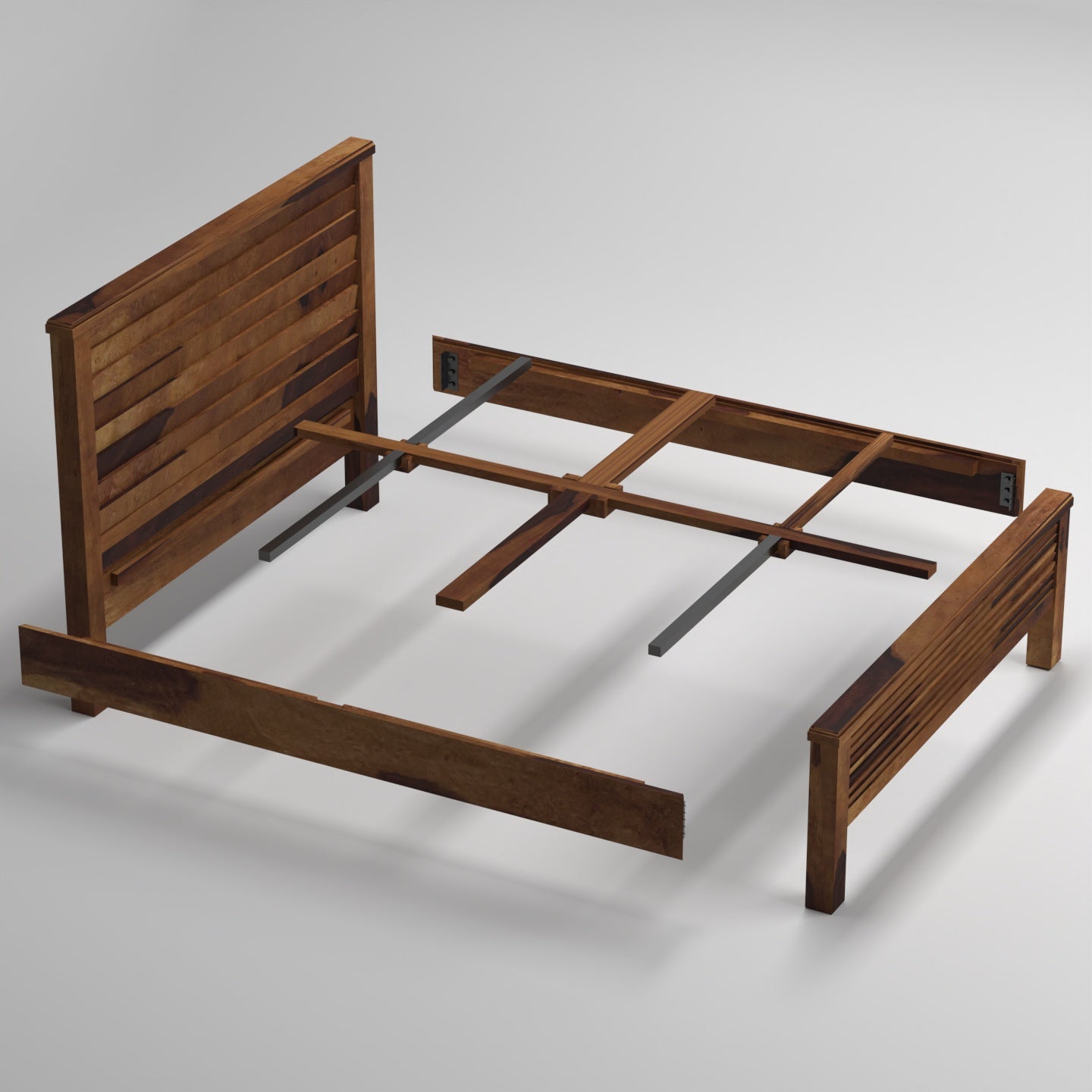 Cottage Look Bed (Sheesham wood) Bed