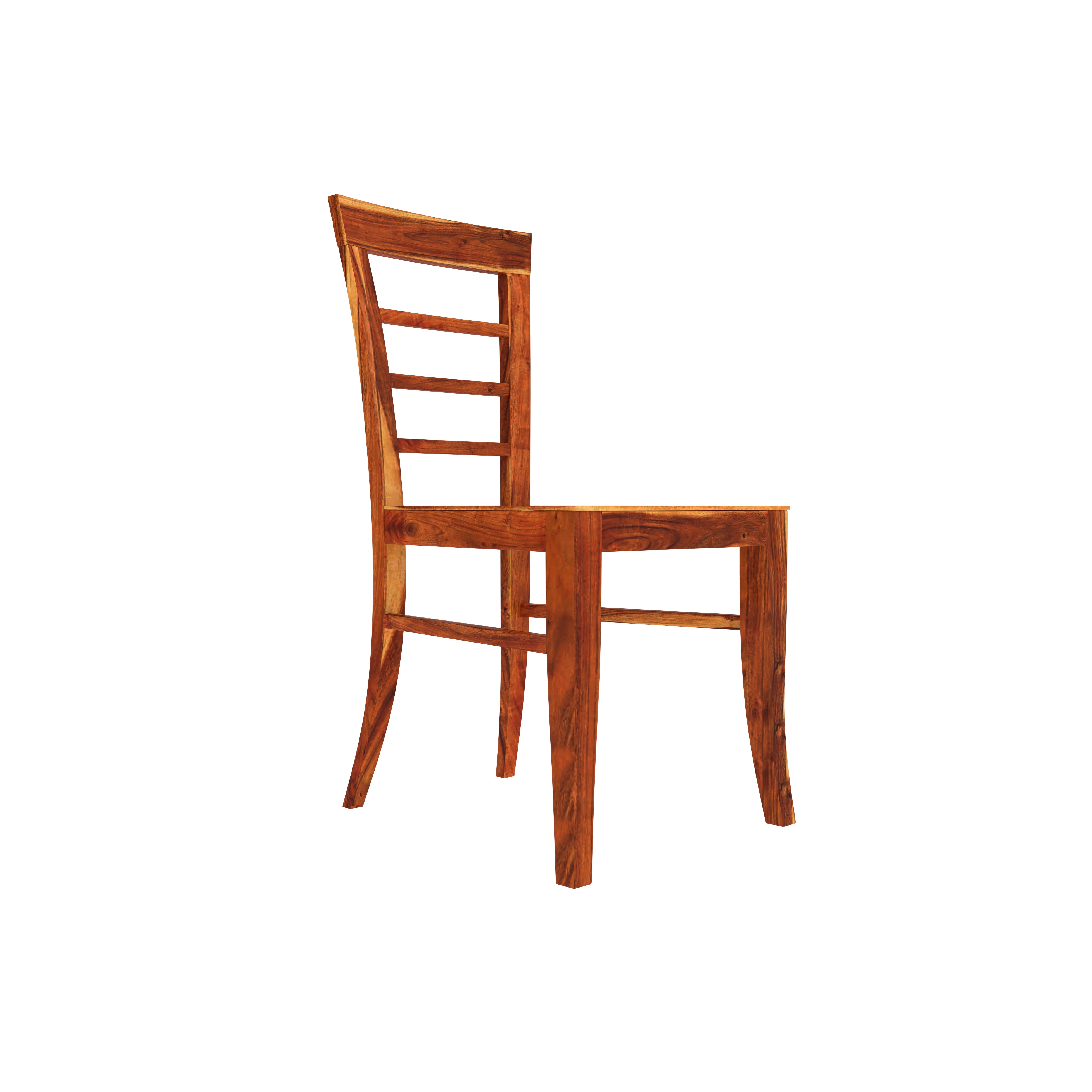 Elegant 4-Seater Wooden Dining Table Set – Natural Finish Dining Set