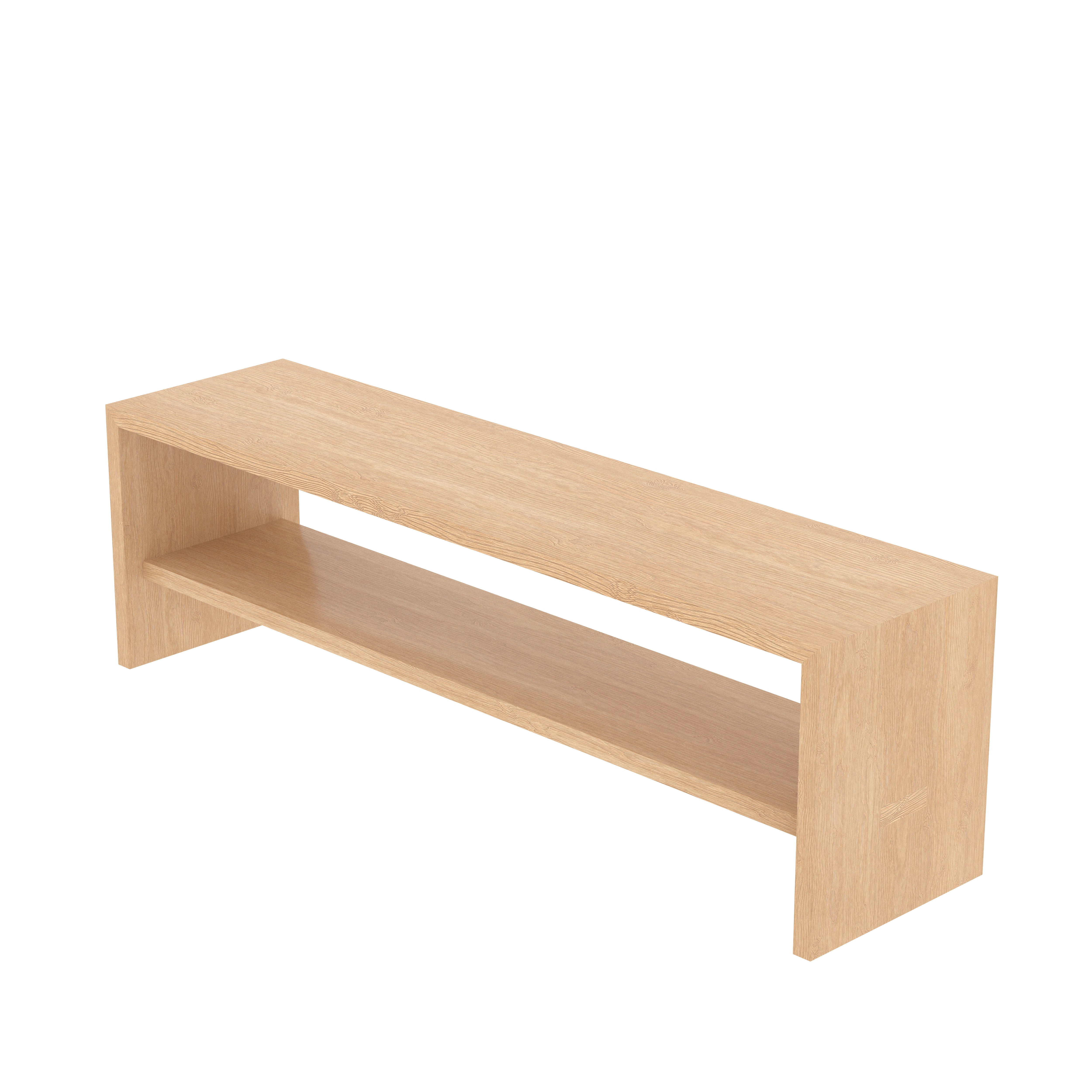 Compact Console Bench With Seating On The Side Bench