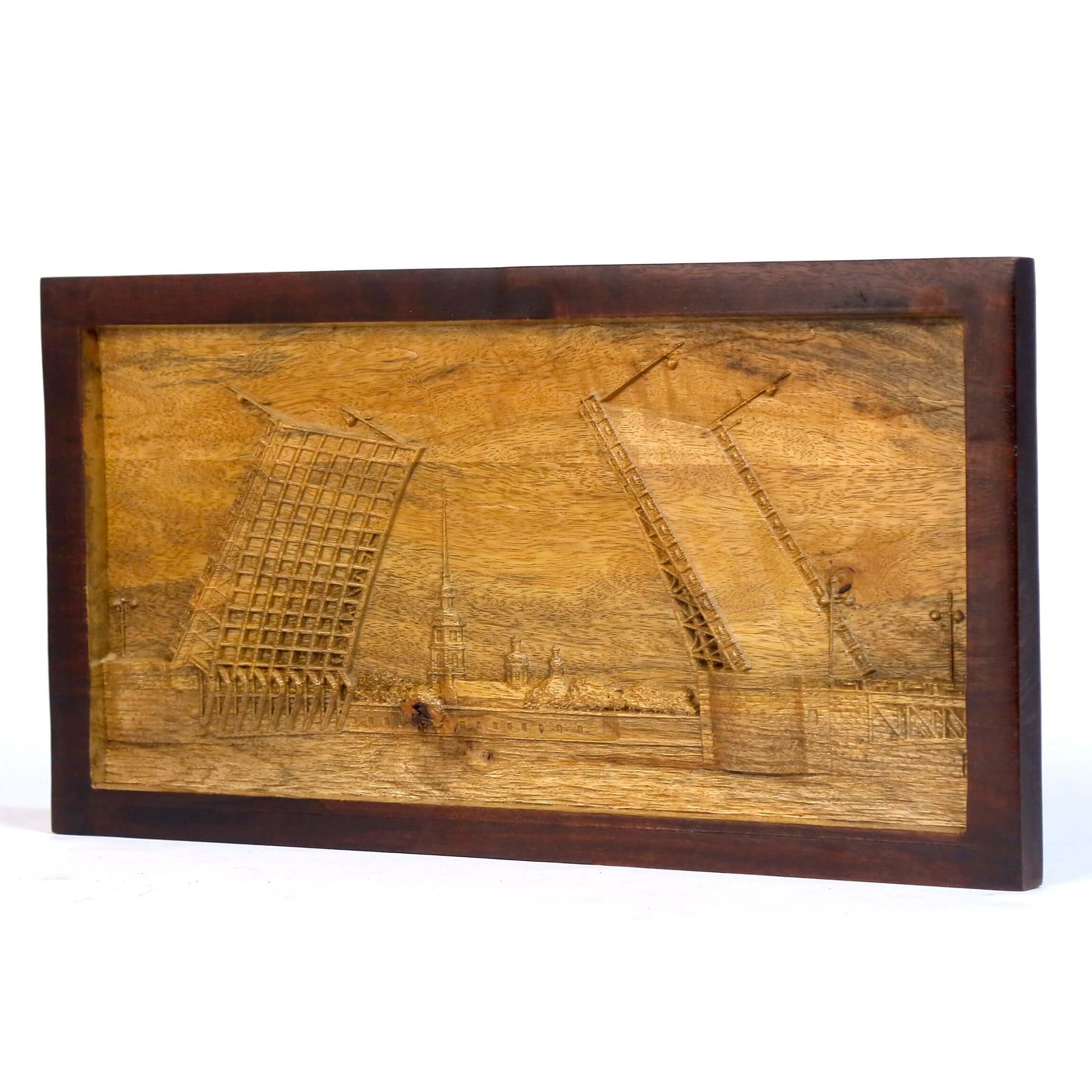 Bridge at Sea Wooden Wall Art Wall Decor
