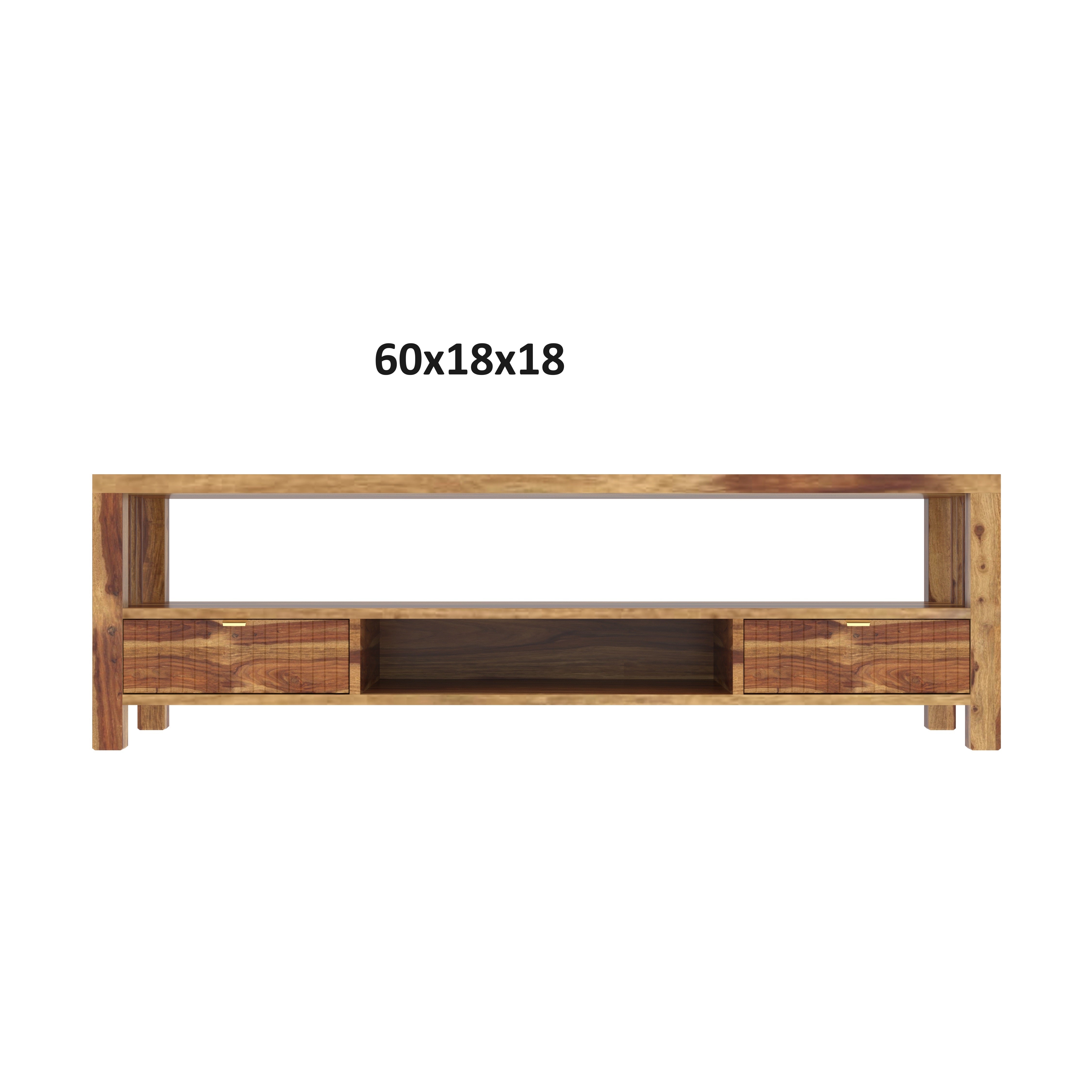 Antique Aesthetic Light Finished Wooden Handmade TV Stand Tv stand
