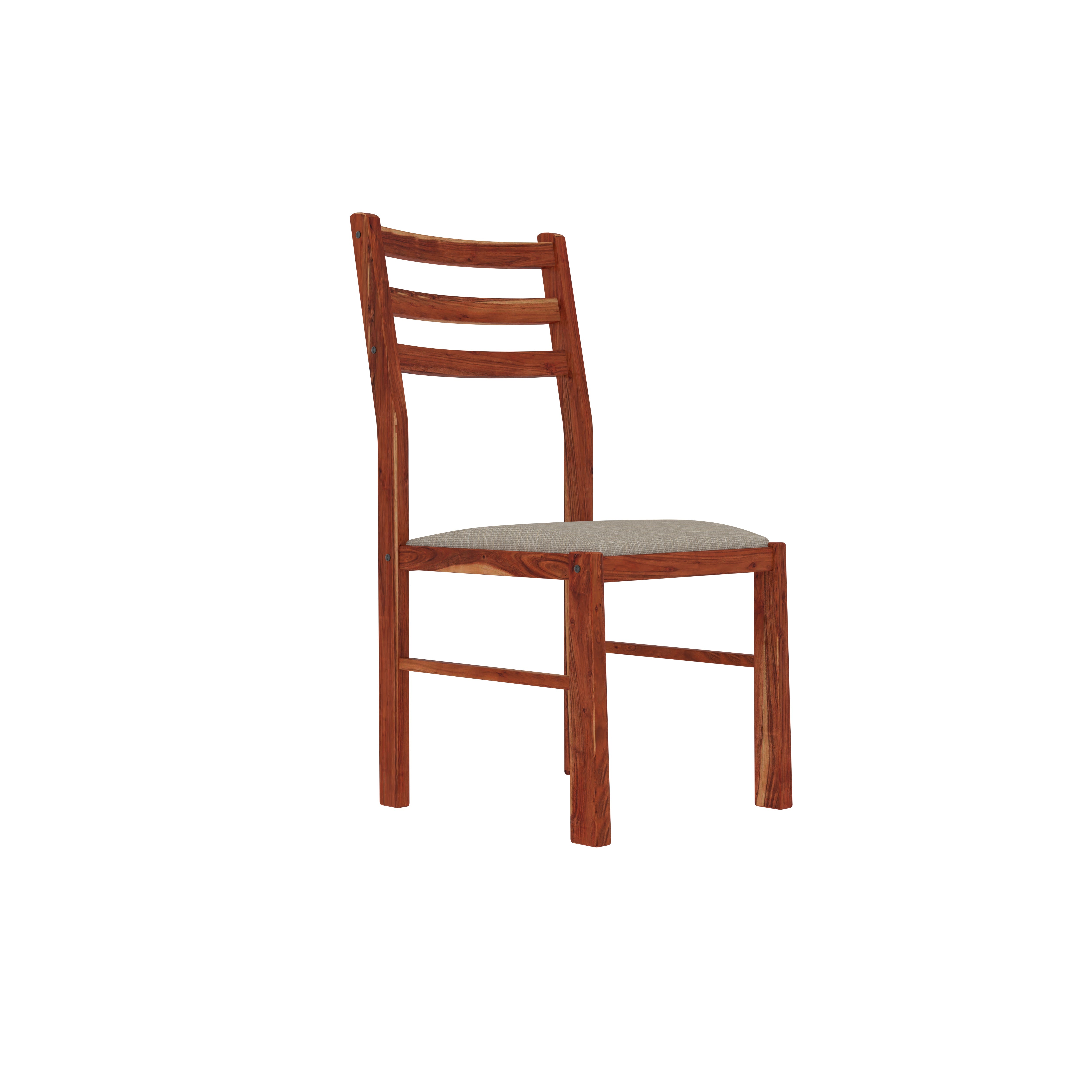 4-Seater Wooden Dining Table Set with Cushioned Chairs – Simple & Functional Design Dining Set