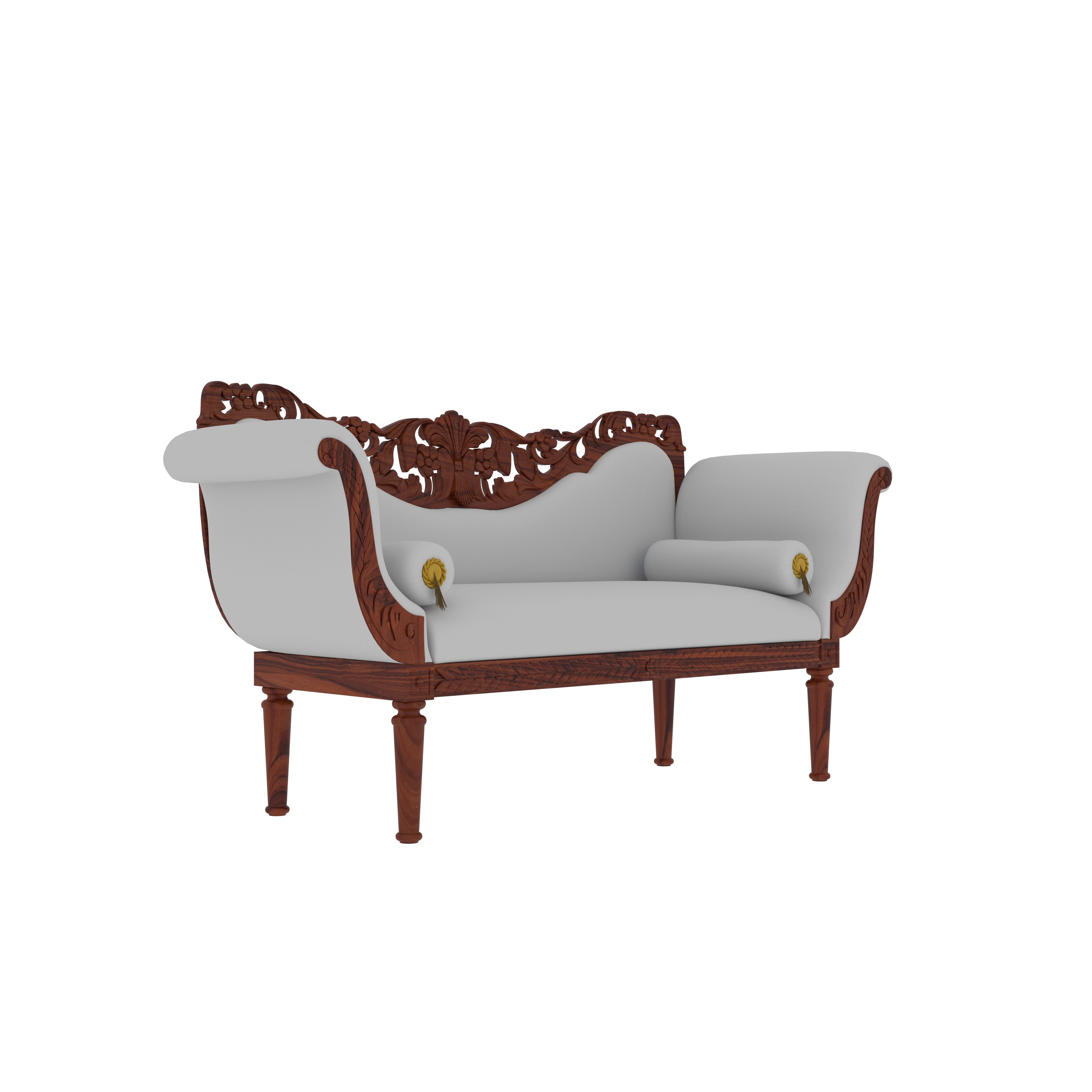 Antique Living Room Sofa with Craving Design Sofa