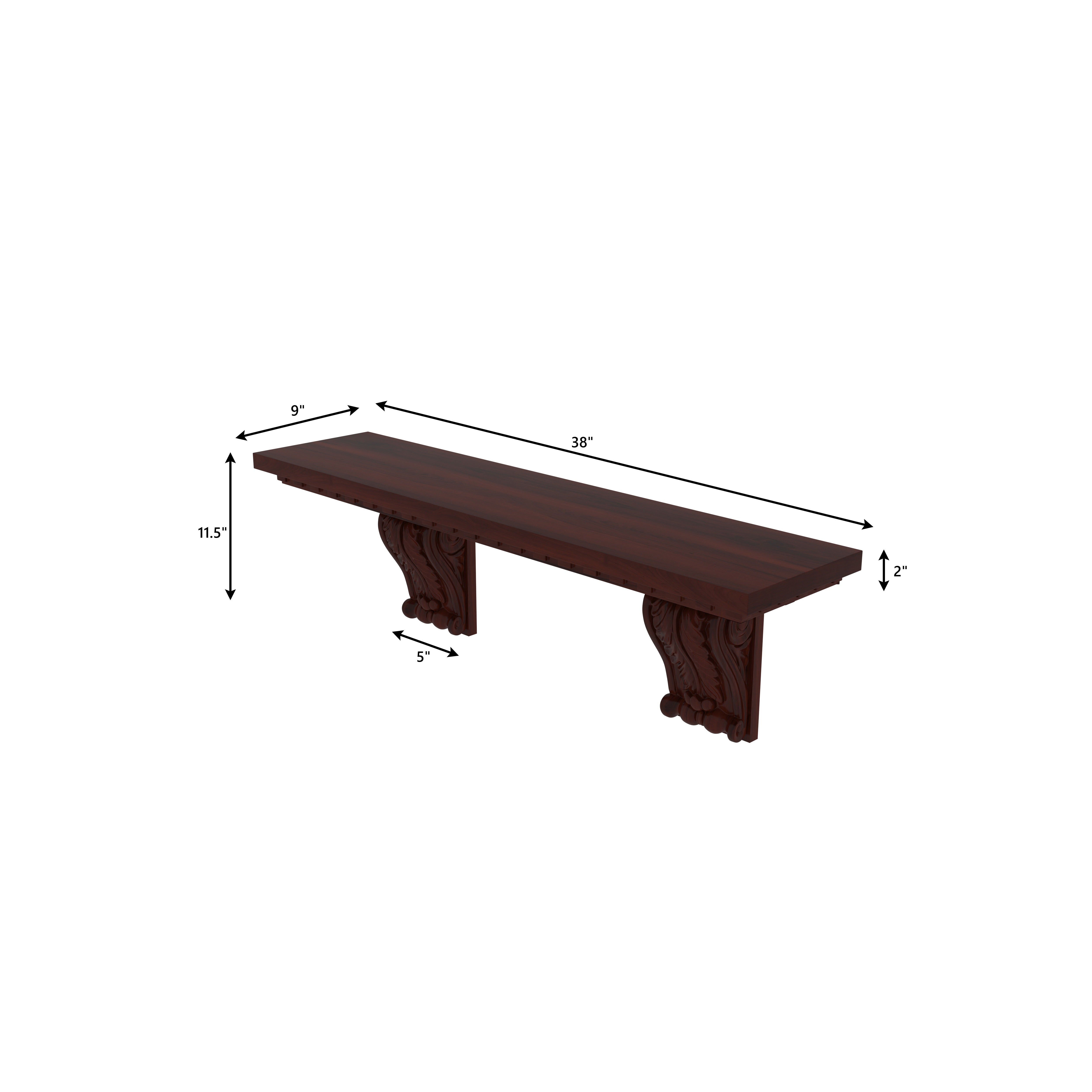 Compact Wall Unit for Everyday Items Wall Rack